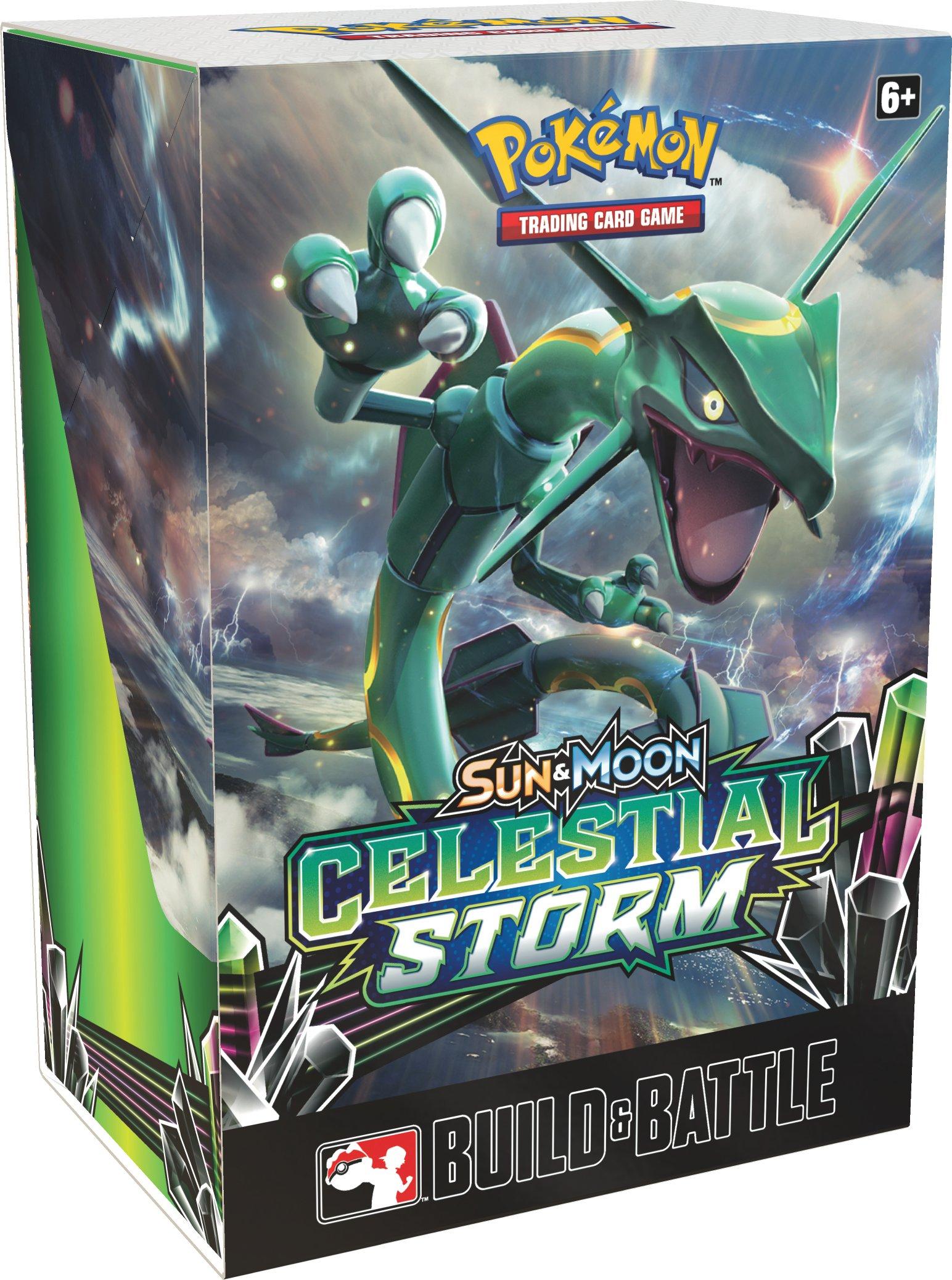 Pokemon Trading Card Game Sun And Moon Celestial Storm Build Battle Box Gamestop