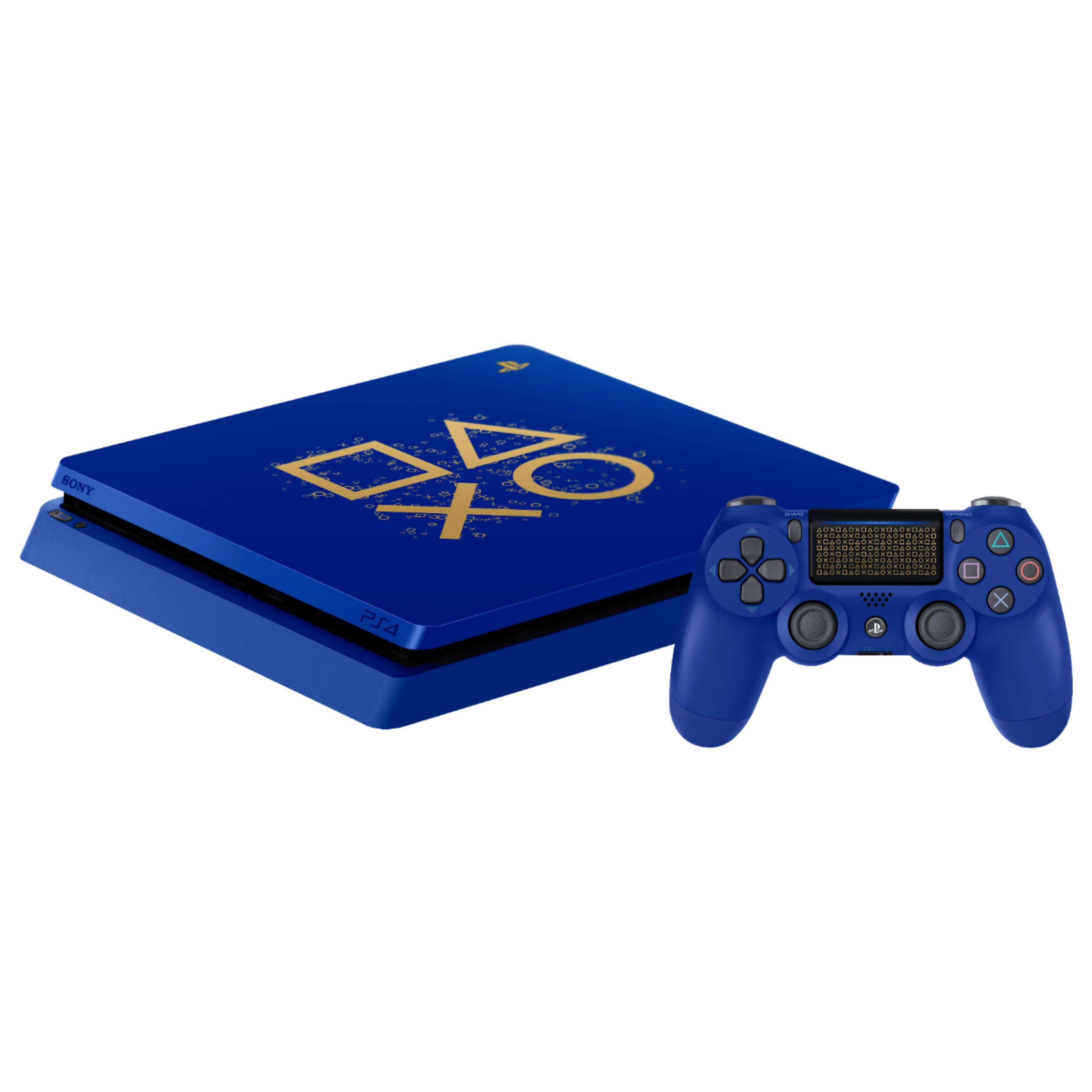 Sony PlayStation 4 Slim Console 1TB - Blue | GameStop