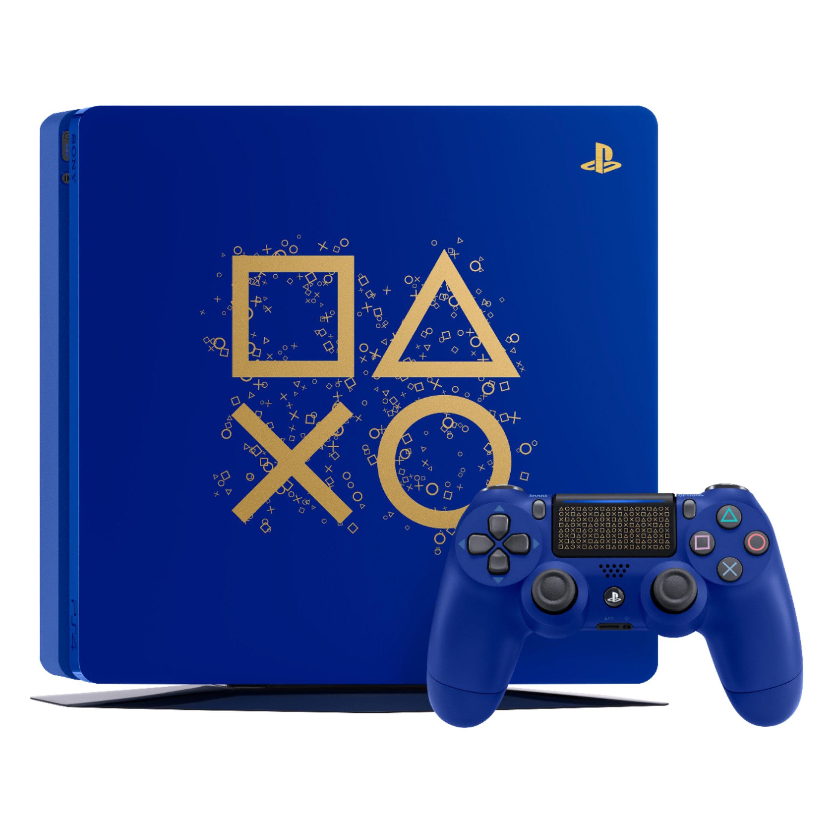 Sony PlayStation 4 Slim Console 1TB - Blue | GameStop