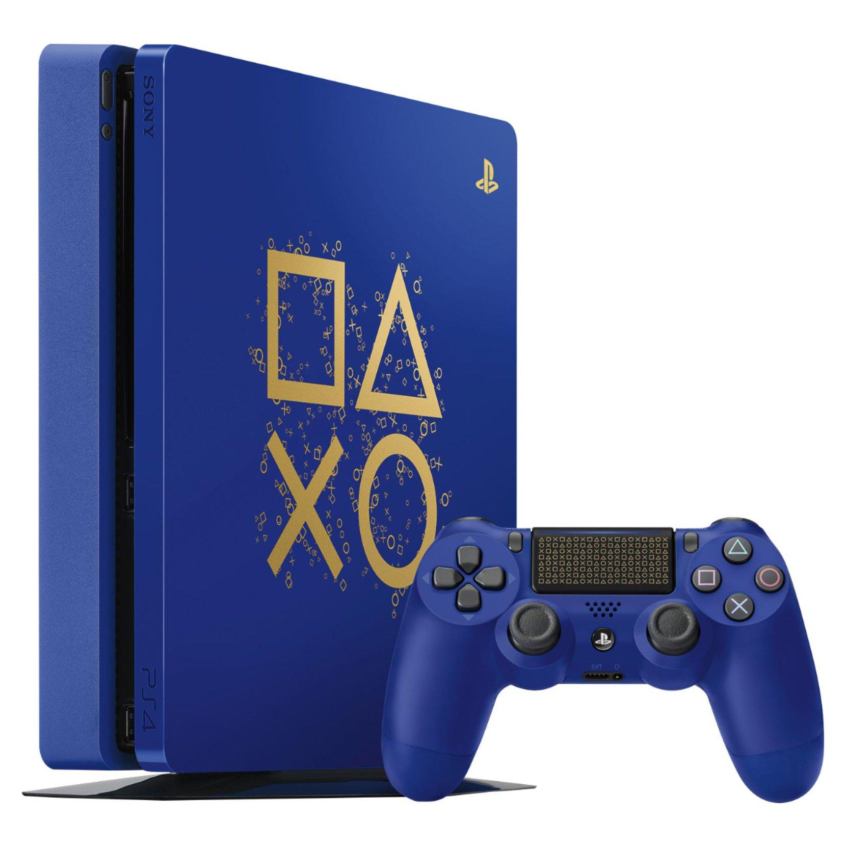 Peck Væve Jobtilbud Sony PlayStation 4 Slim Console Blue 1TB | GameStop