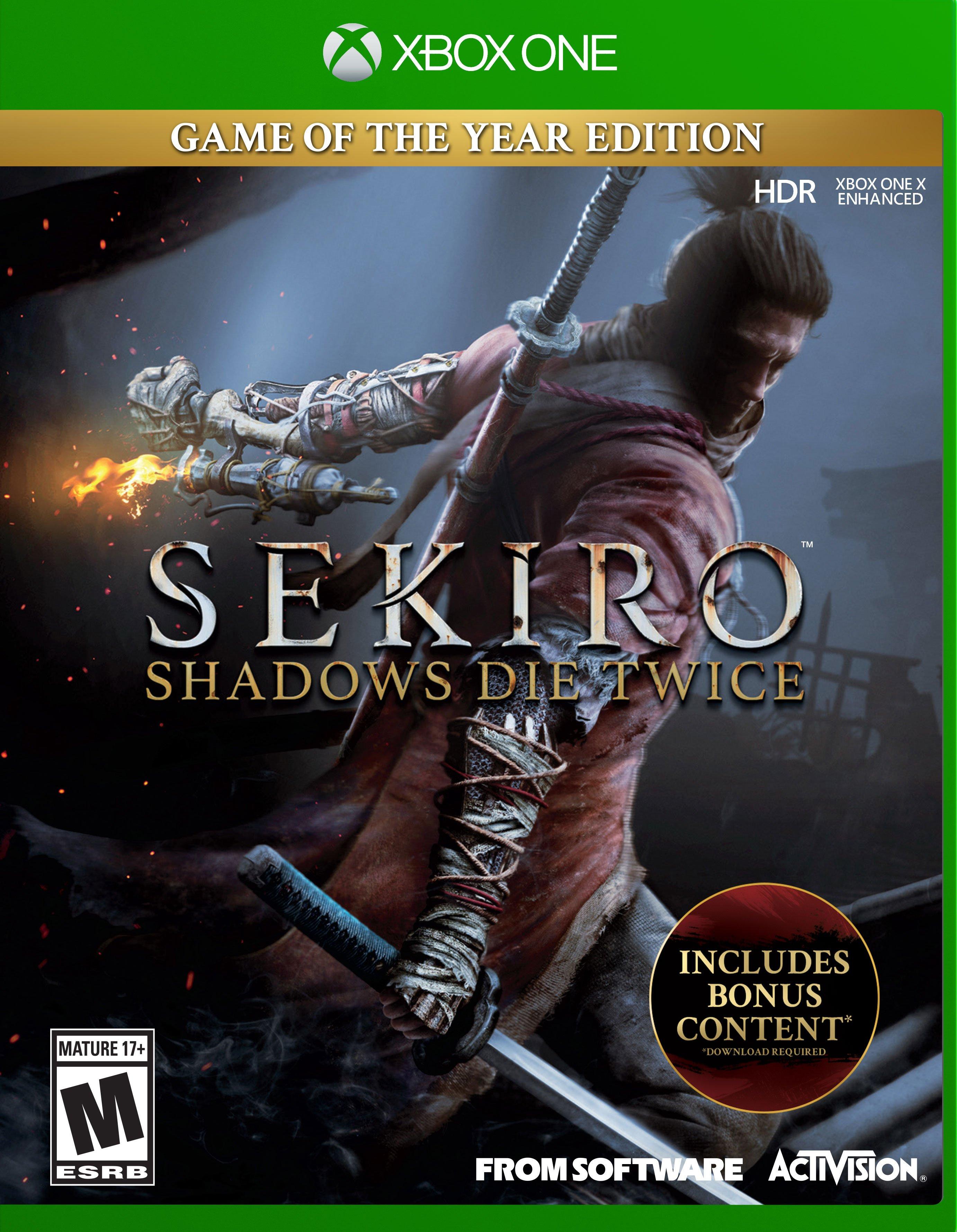 sekiro shadows die twice xbox one x