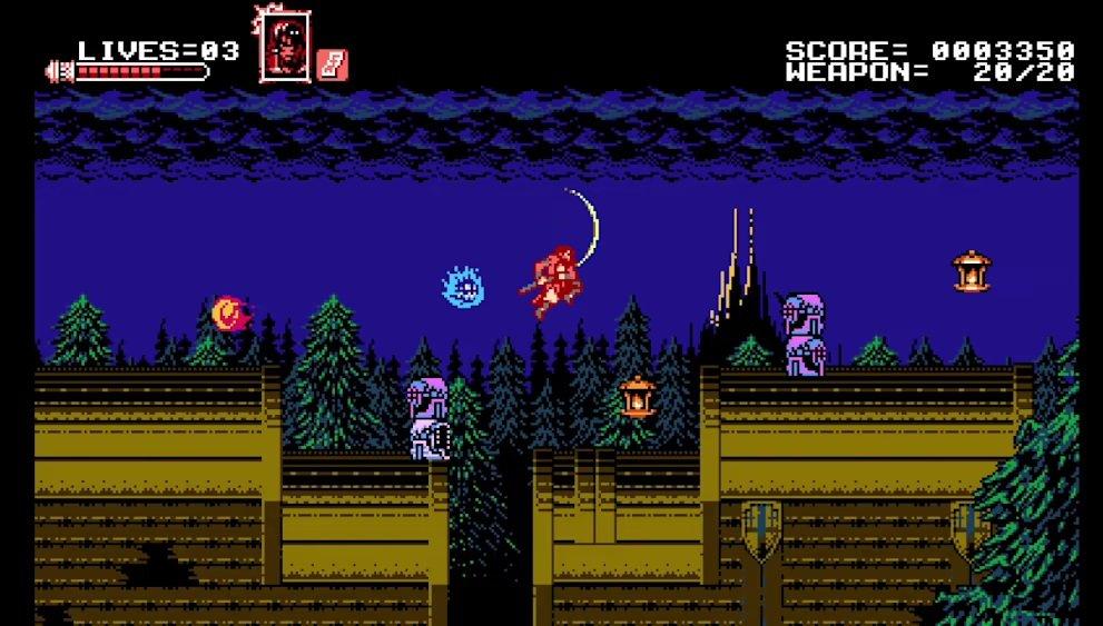 Bloodstained curse of the moon 2024 nintendo switch