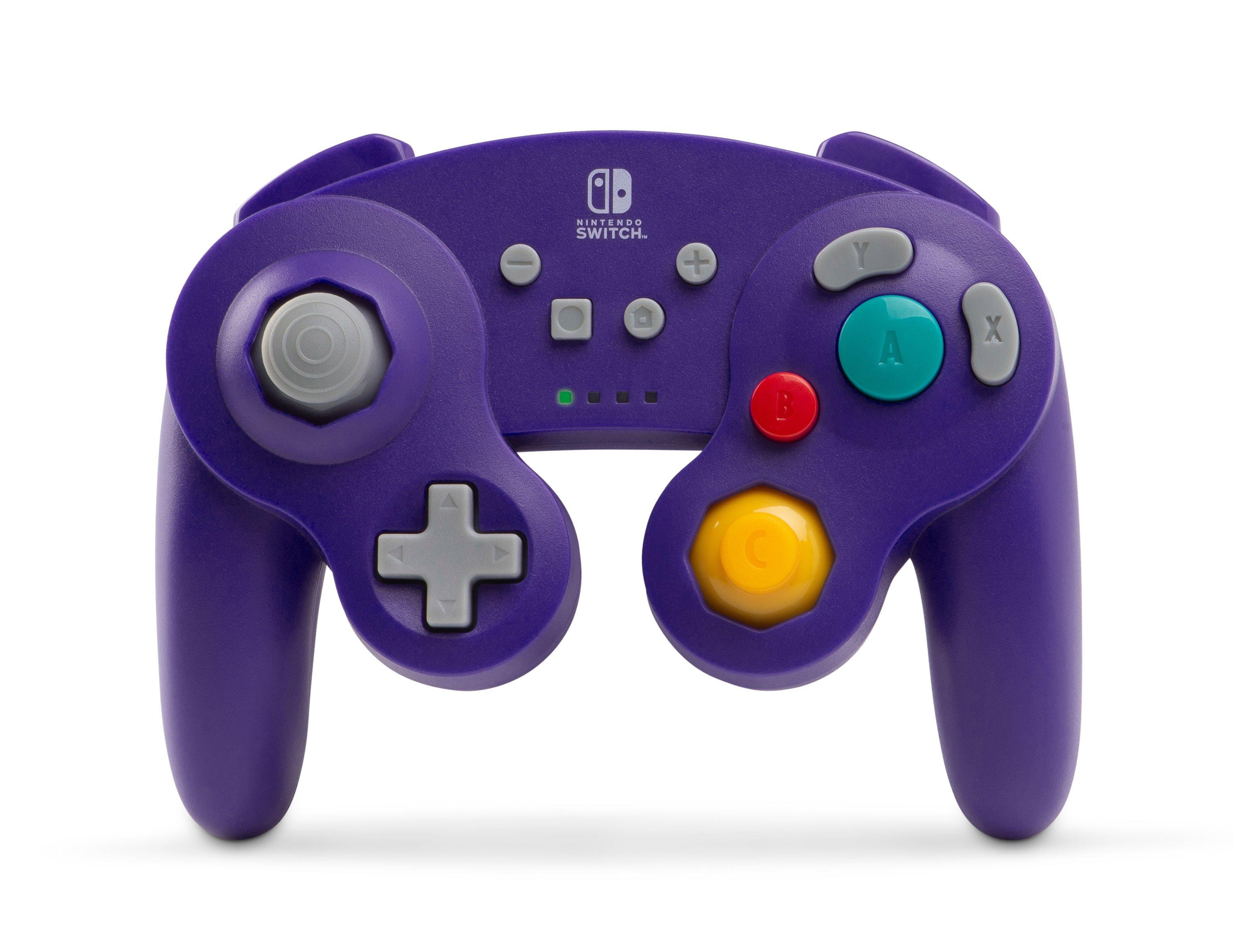 PowerA GameCube Wireless Controller Switch Purple GameStop