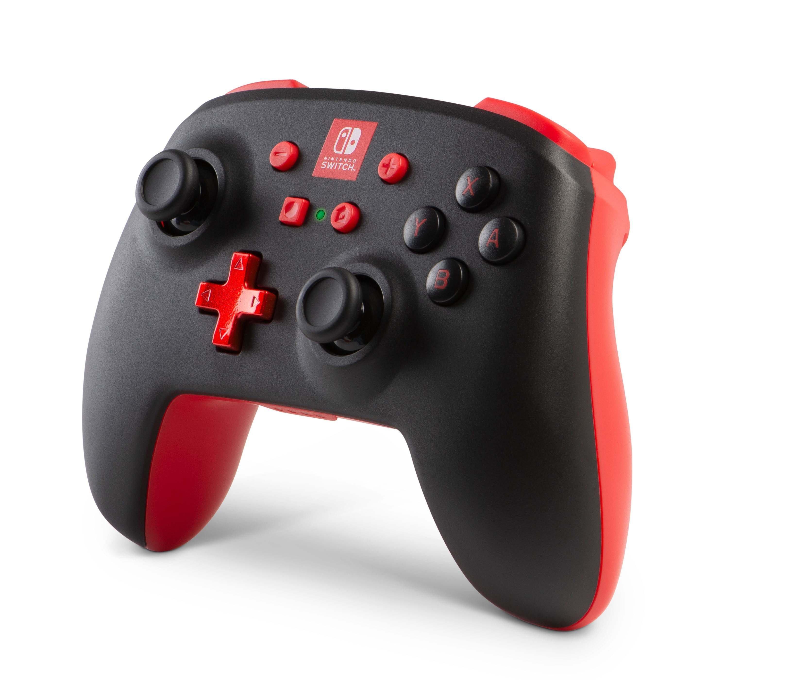 Powera enhanced wireless controller shop for nintendo switch red