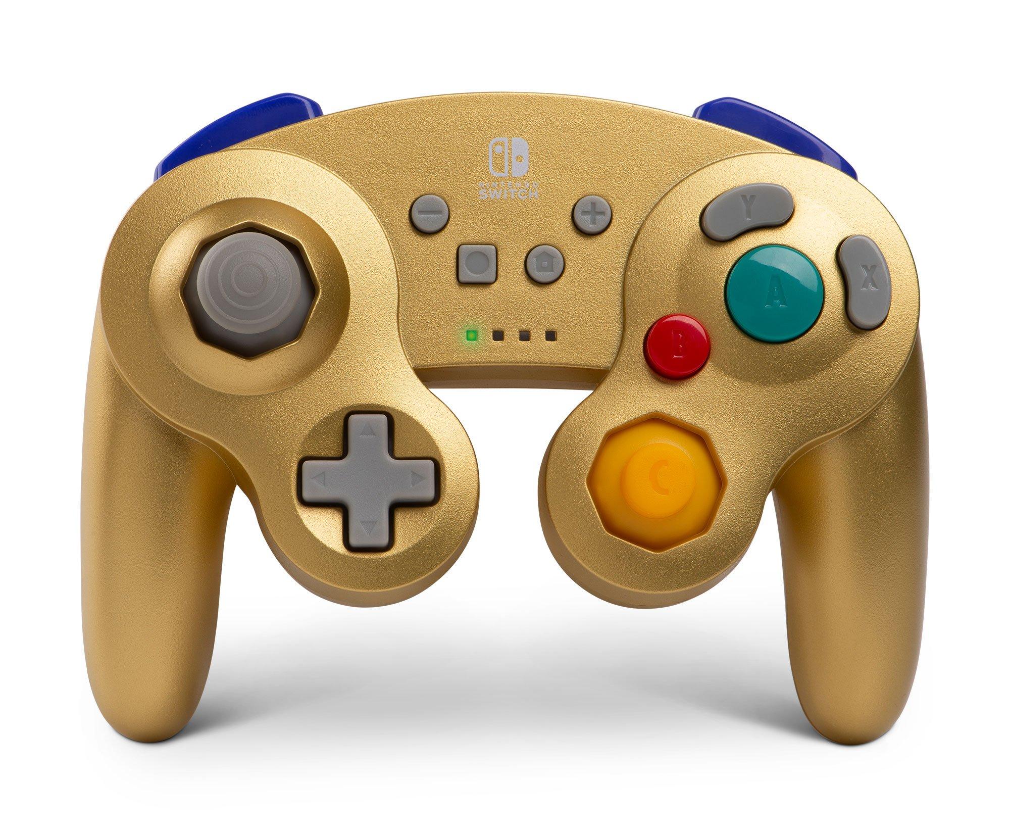 PowerA Wireless GameCube Controller for Nintendo Switch Gold
