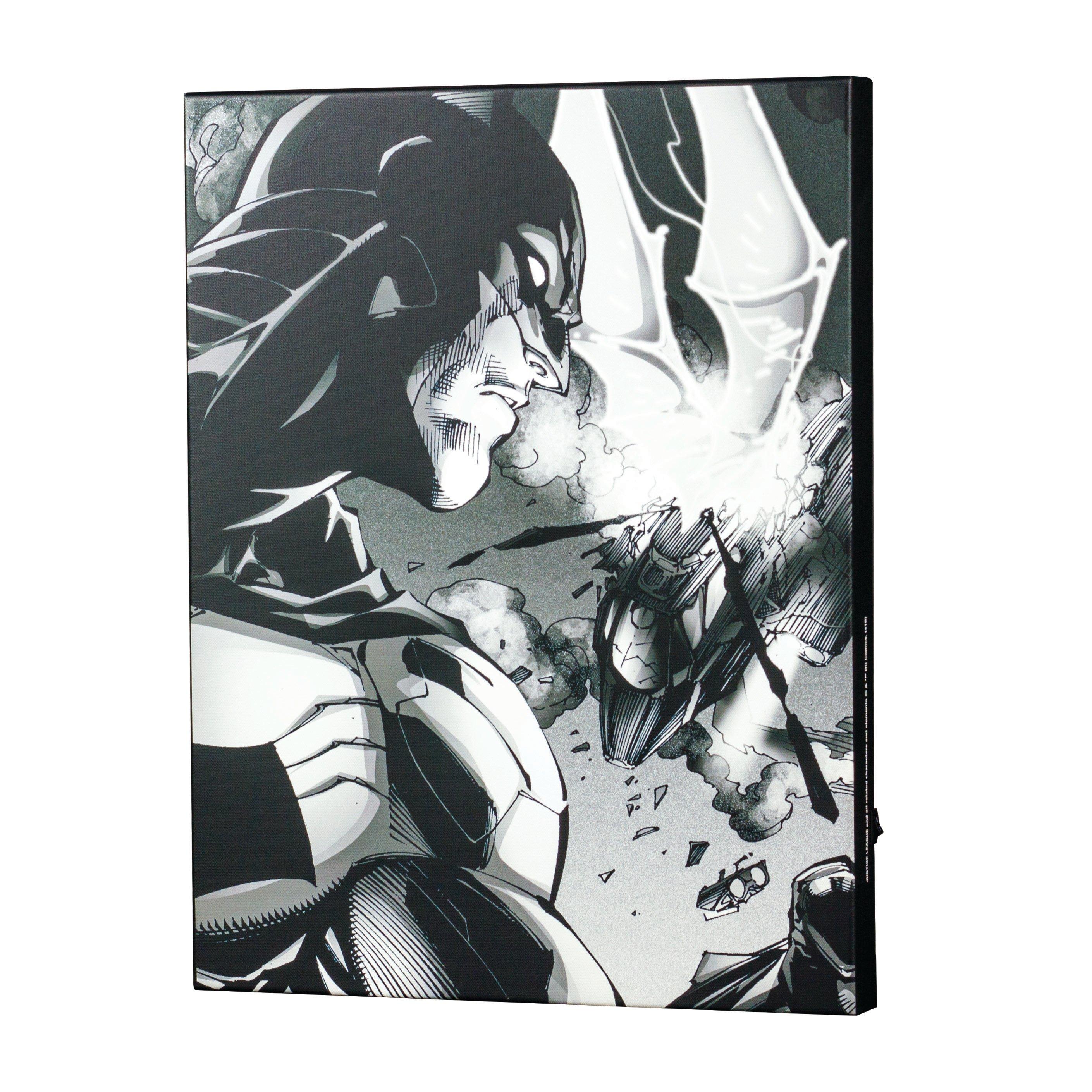 Batman By Jim Lee Light Up Canvas Wall Art Gamestop