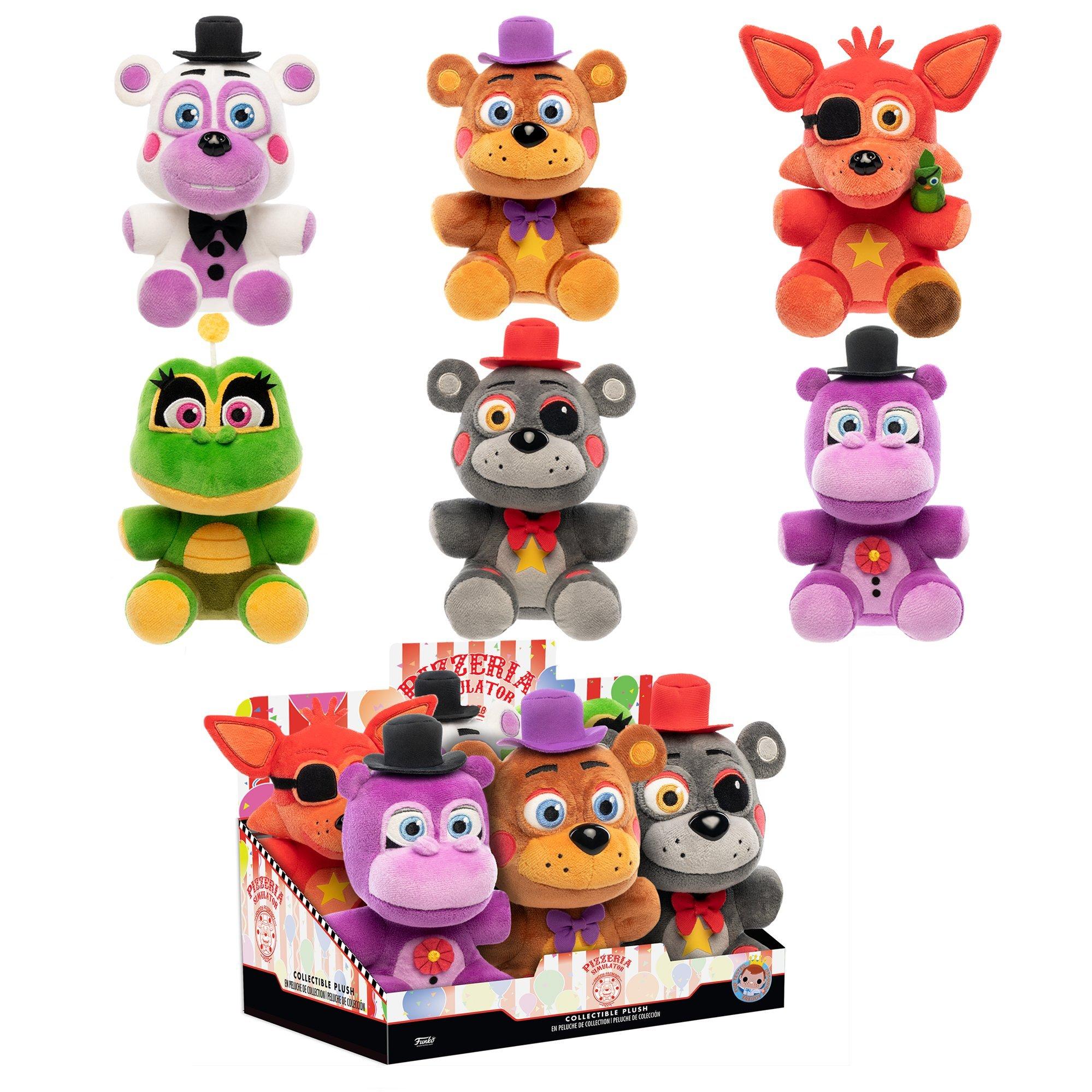 Five Nights At Freddys Pizza Sim S1 Funko Plush Assortment Gamestop - fnaf 6 characters names