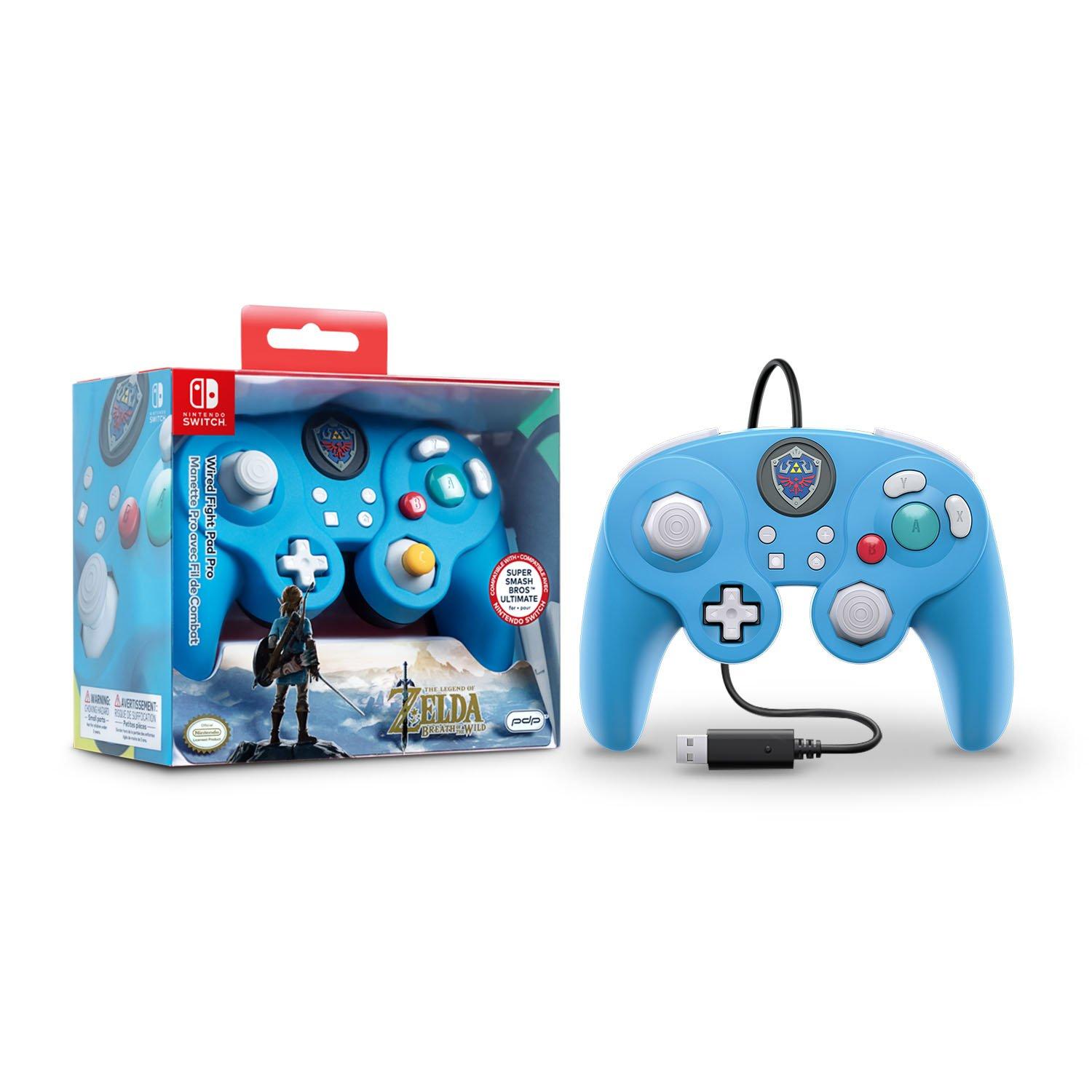list item 2 of 14 PDP Fight Pad Pro Wired Controller for Nintendo Switch Super Smash Bros. Ultimate The Legend of Zelda