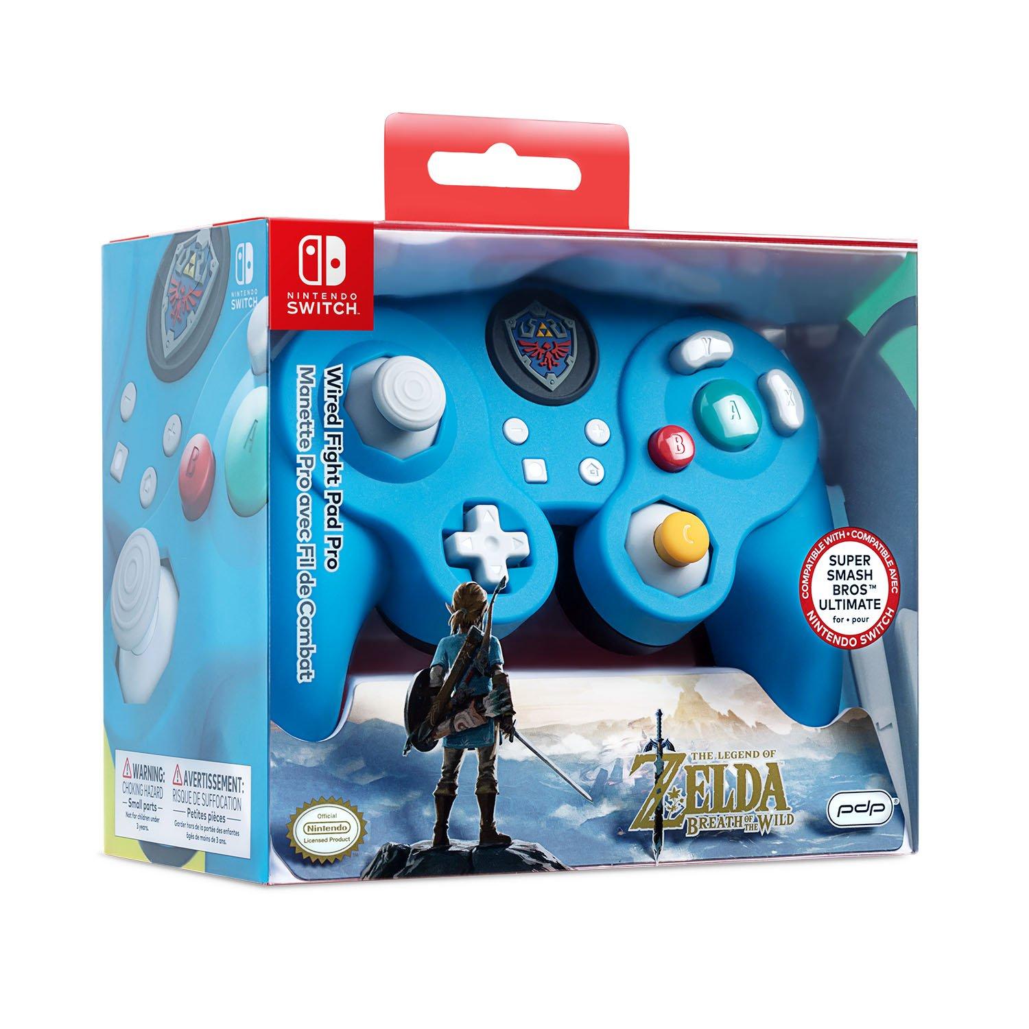 list item 6 of 14 PDP Fight Pad Pro Wired Controller for Nintendo Switch Super Smash Bros. Ultimate The Legend of Zelda