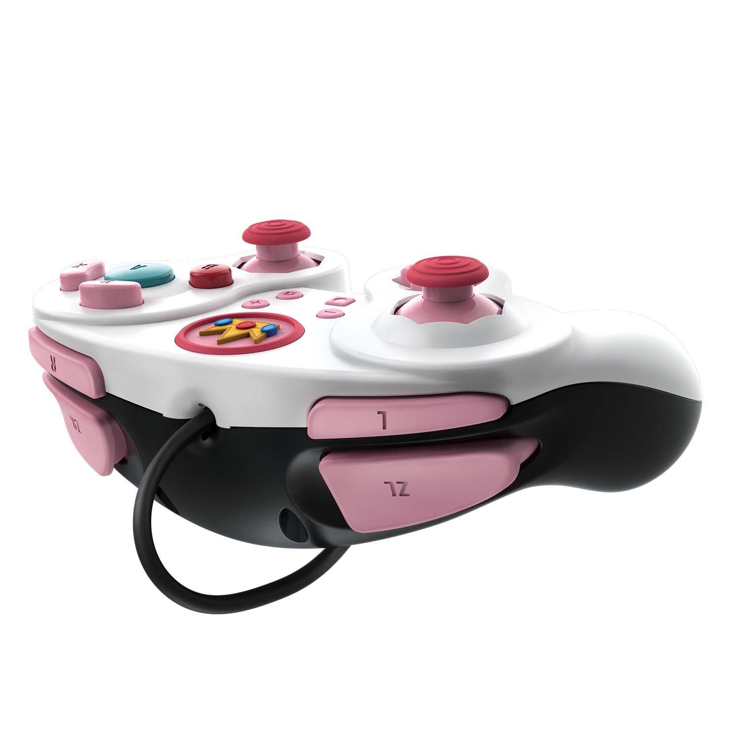 Custom Princess Peach Pastel Pink Nintendo Switch Pro Controller 