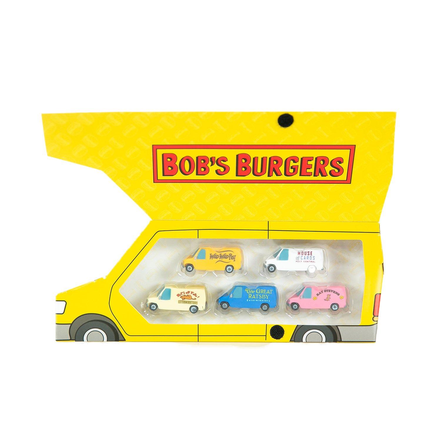 Bob S Burgers Van 5 Pack Summer Convention Exclusive Gamestop - bobs burgers code roblox
