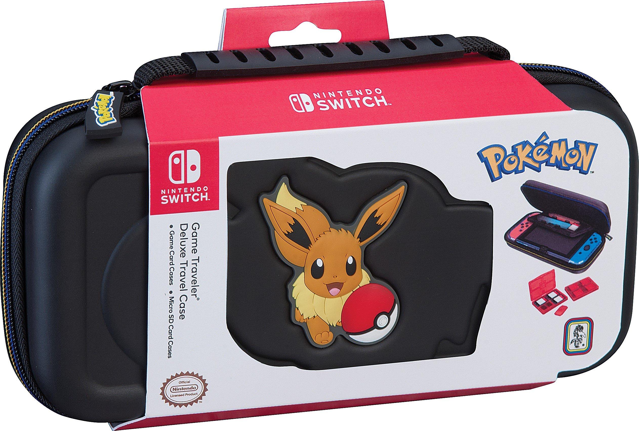 Nintendo Switch Game Traveler Deluxe Case Pokemon Lets Go Eevee Nintendo Switch Gamestop