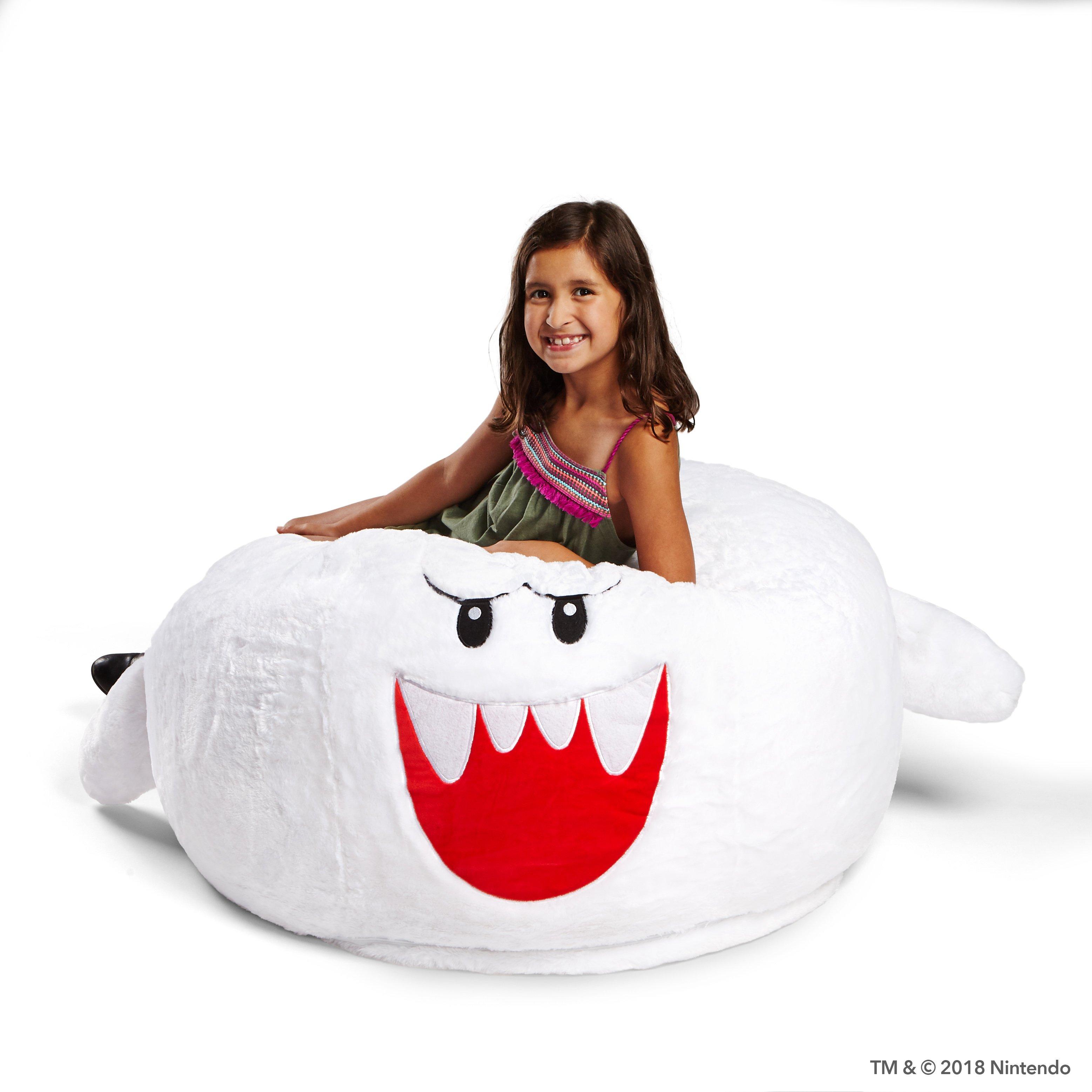 Super Mario Boo Bean Bag Chair Gamestop