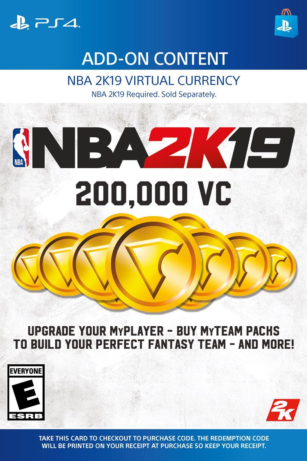 Nba 2k19 0 000 Virtual Currency Playstation 4 Gamestop