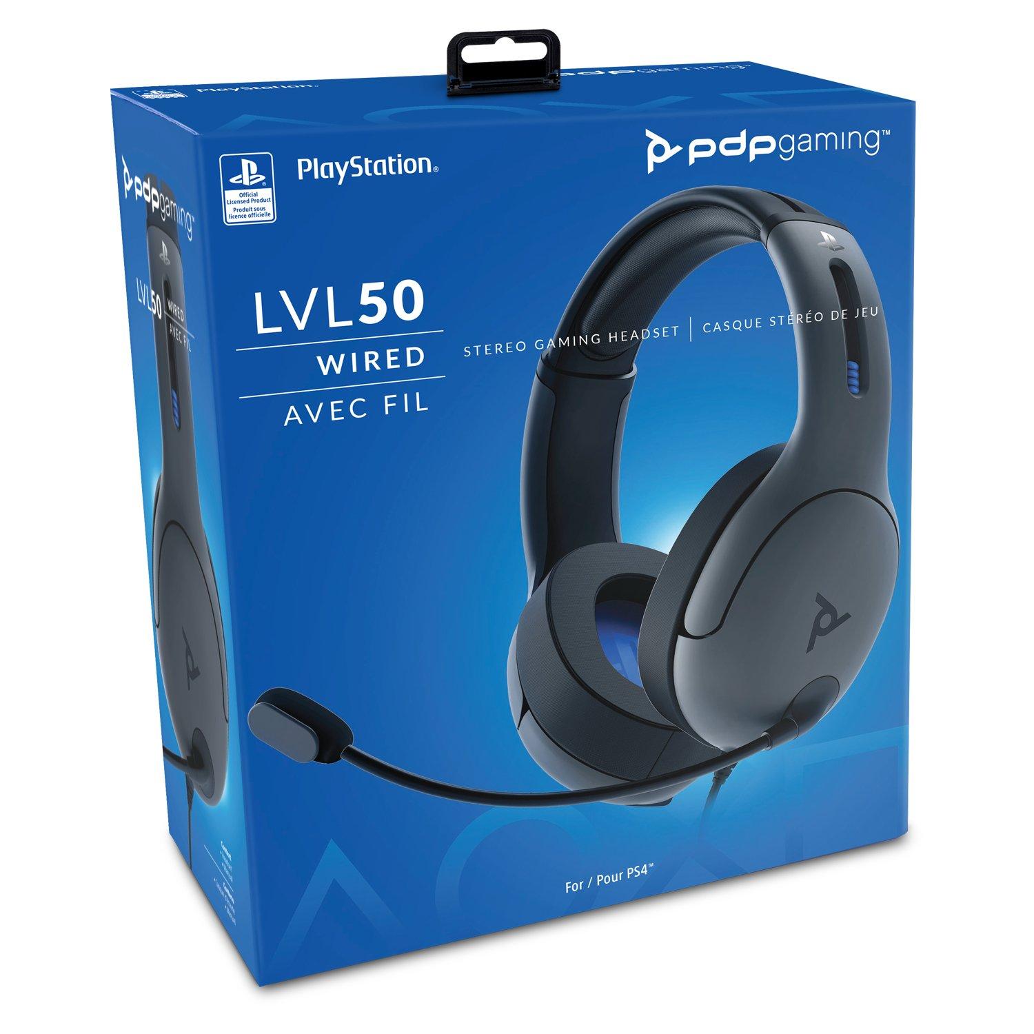 lvl50 wired stereo headset ps4