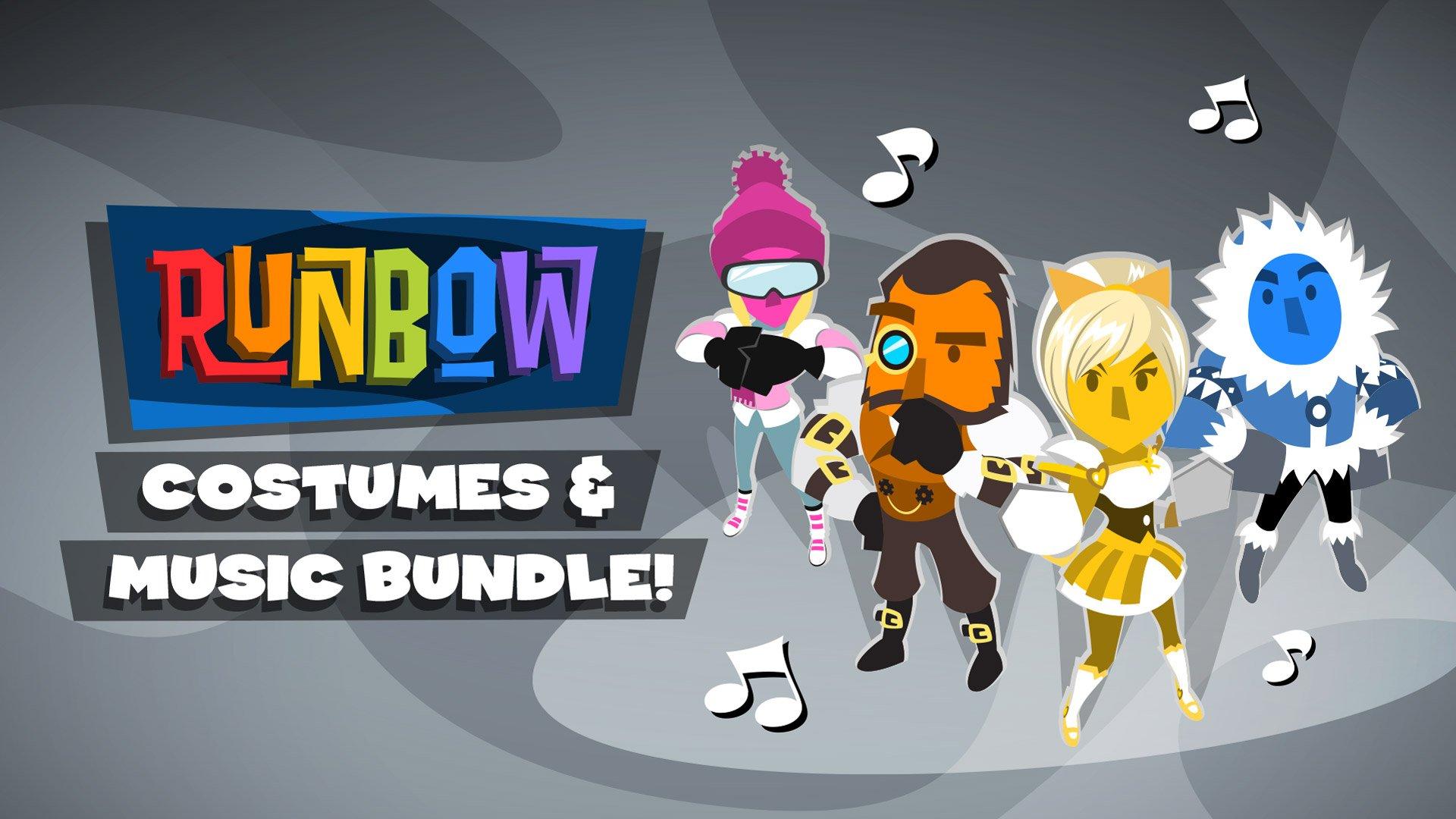 Nintendo Runbow Costumes and Music Bundle