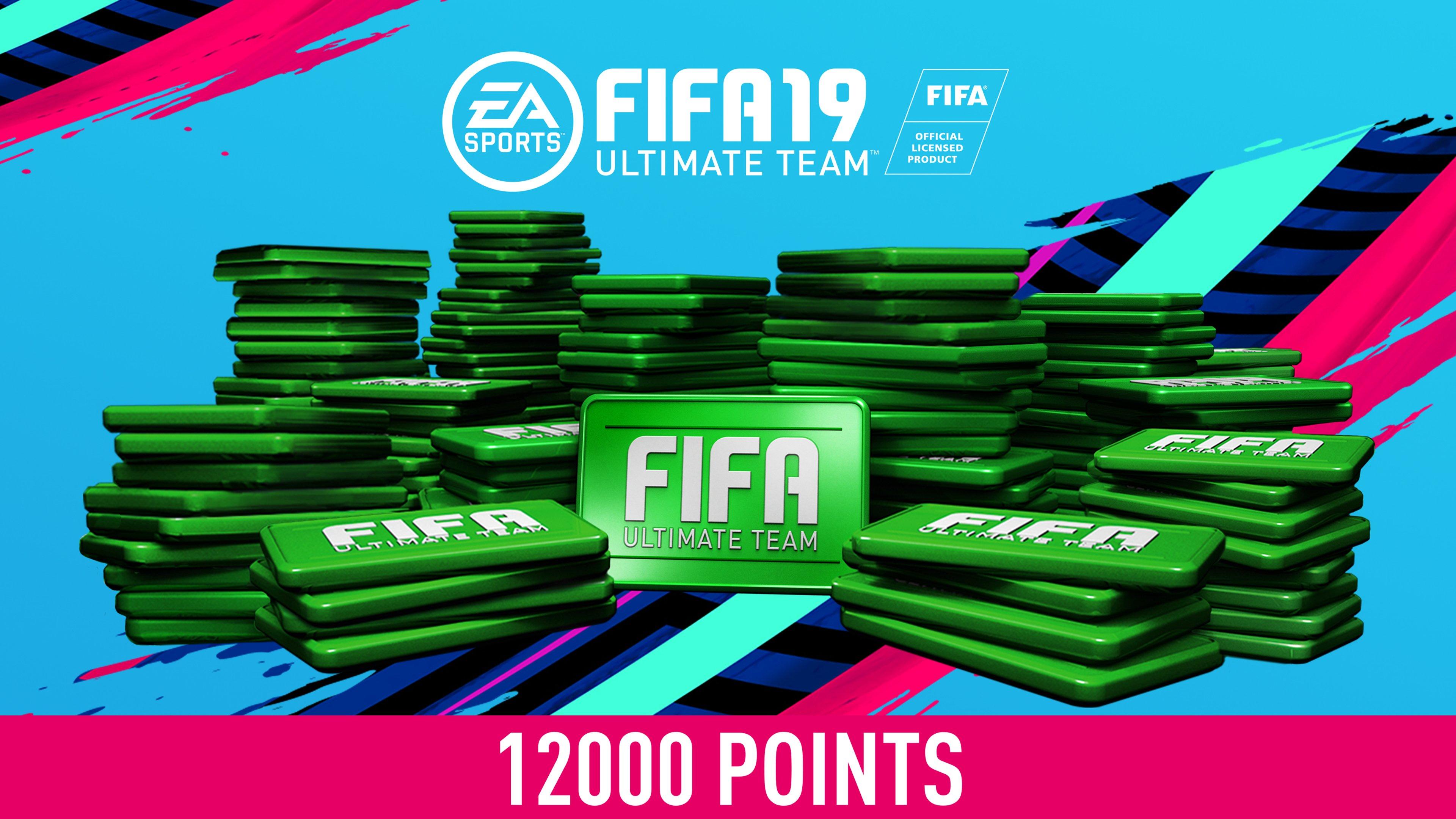 FIFA 19 12000 Ultimate Team Points Digital Card PlayStation 4 GameStop