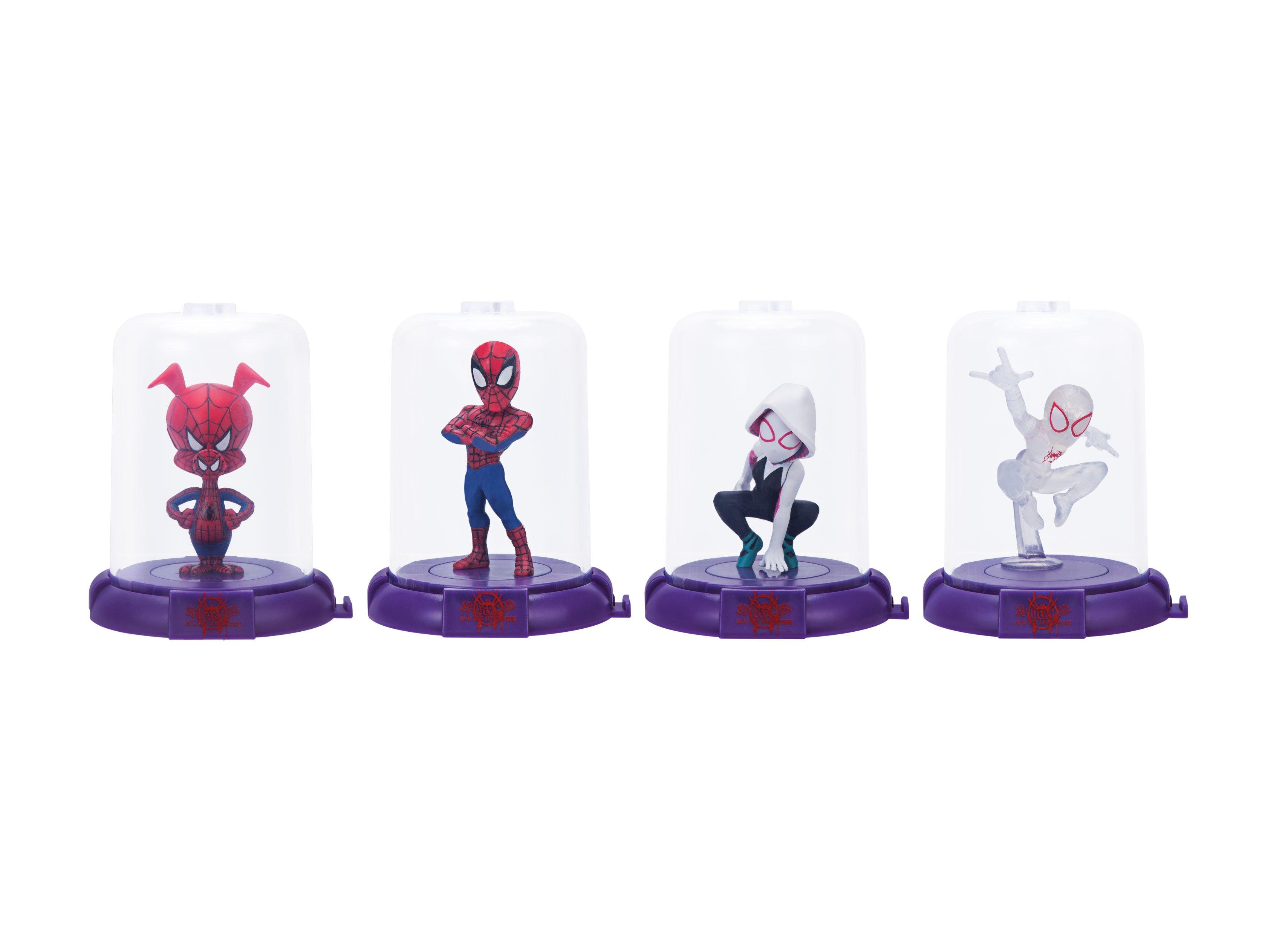 Spider Man Into The Spider Verse Blind Box Domez 4 Pack Only At Gamestop Gamestop - $40 roblox card gamestop
