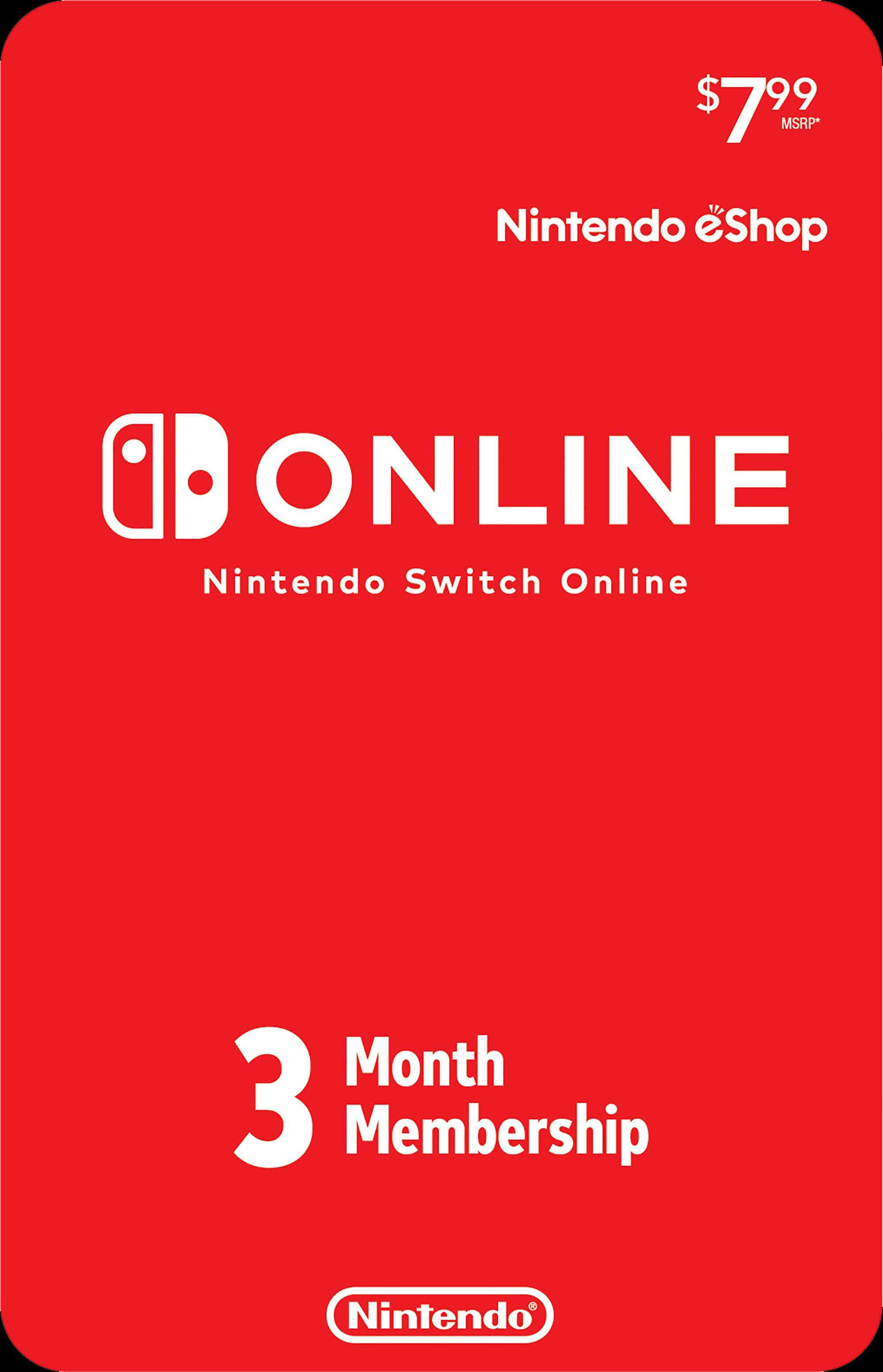 list item 1 of 3 Nintendo Switch Online 3 Month Individual Membership