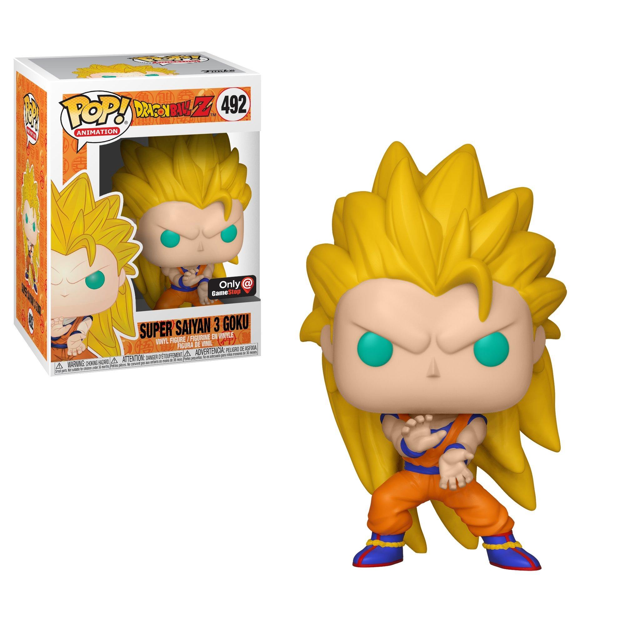 Funko Pop Animation Dragon Ball Z Super Saiyan 3 Goku Only At Gamestop Gamestop