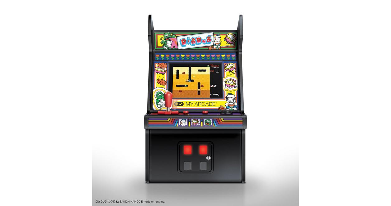MY ARCADE レトロゲーム DigDug My Arcade Dig Dug Retro Micro Player | GameStop
