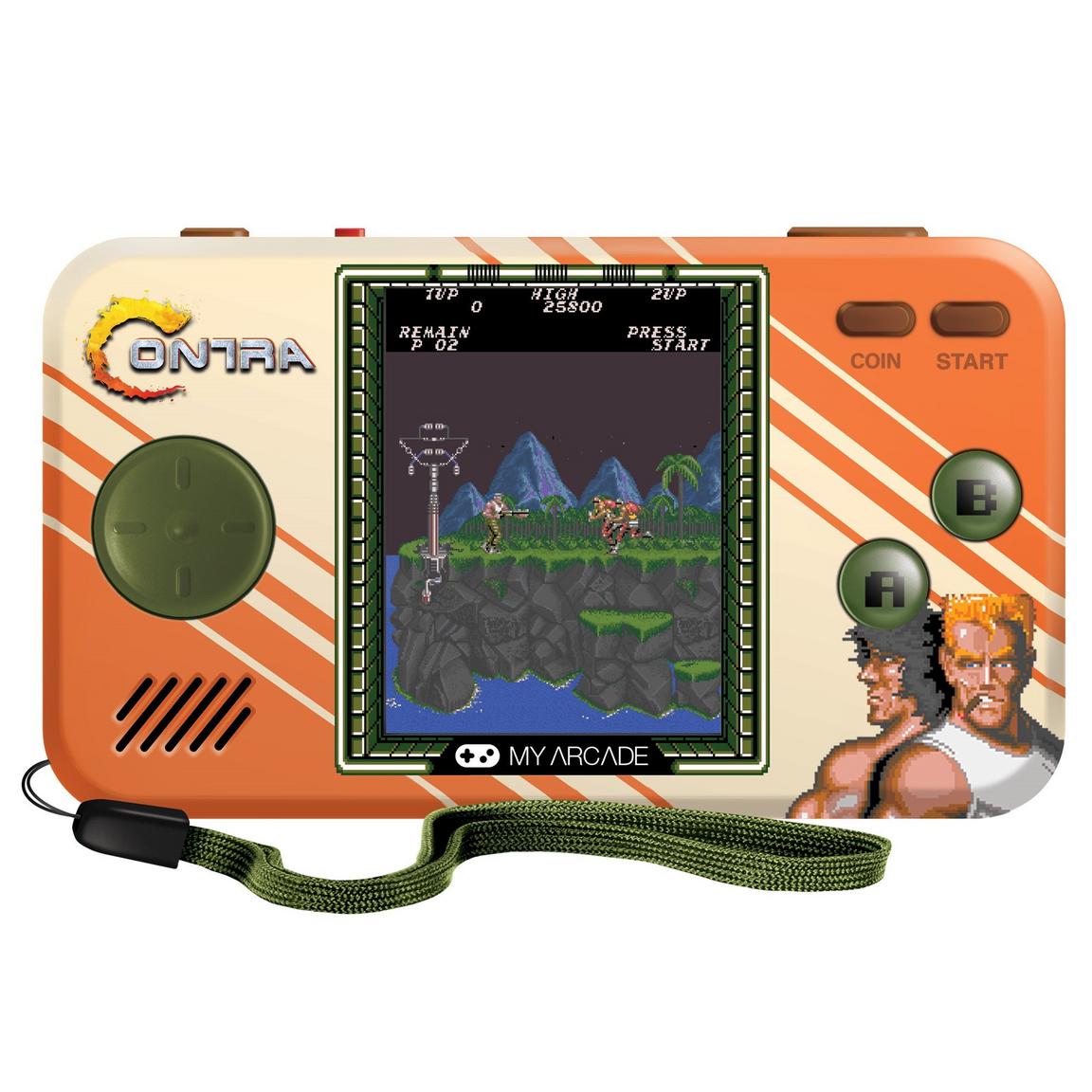 My Arcade Contra Pocket Player Handheld Portable Video Game System