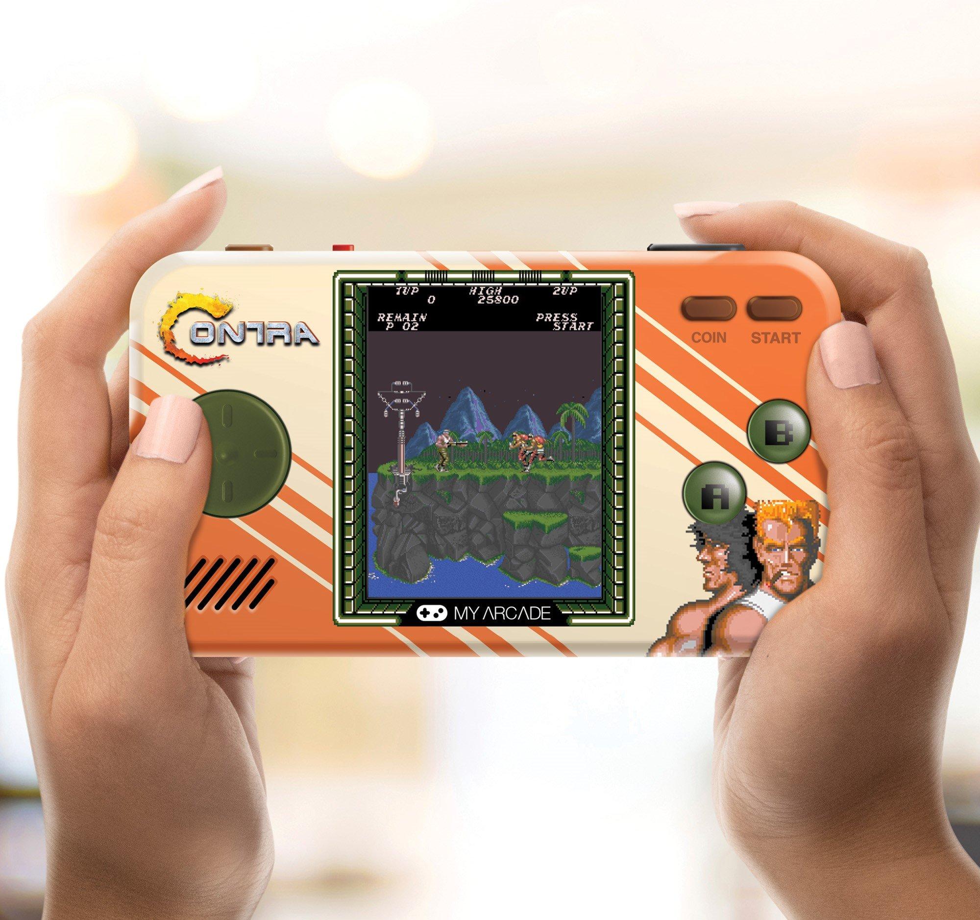 My Arcade Contra Pocket Player Handheld Portable Video Game System Contra