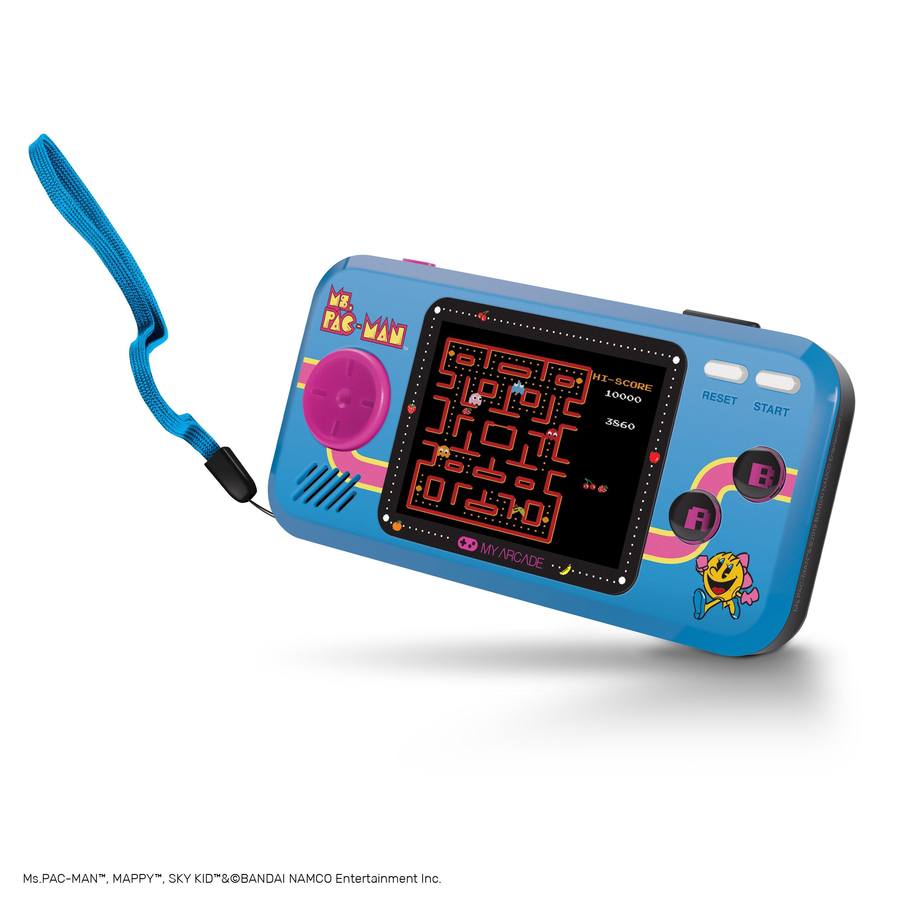 My Arcade Contra Pocket Player Handheld Portable Video Game System Ms. PAC-MAN