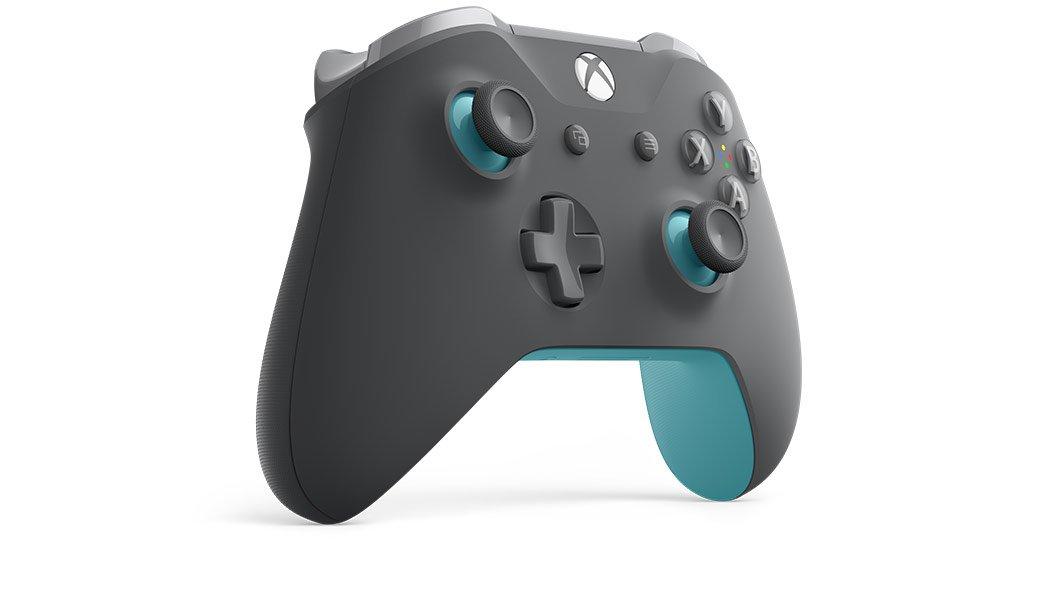 xbox one controller blue and grey