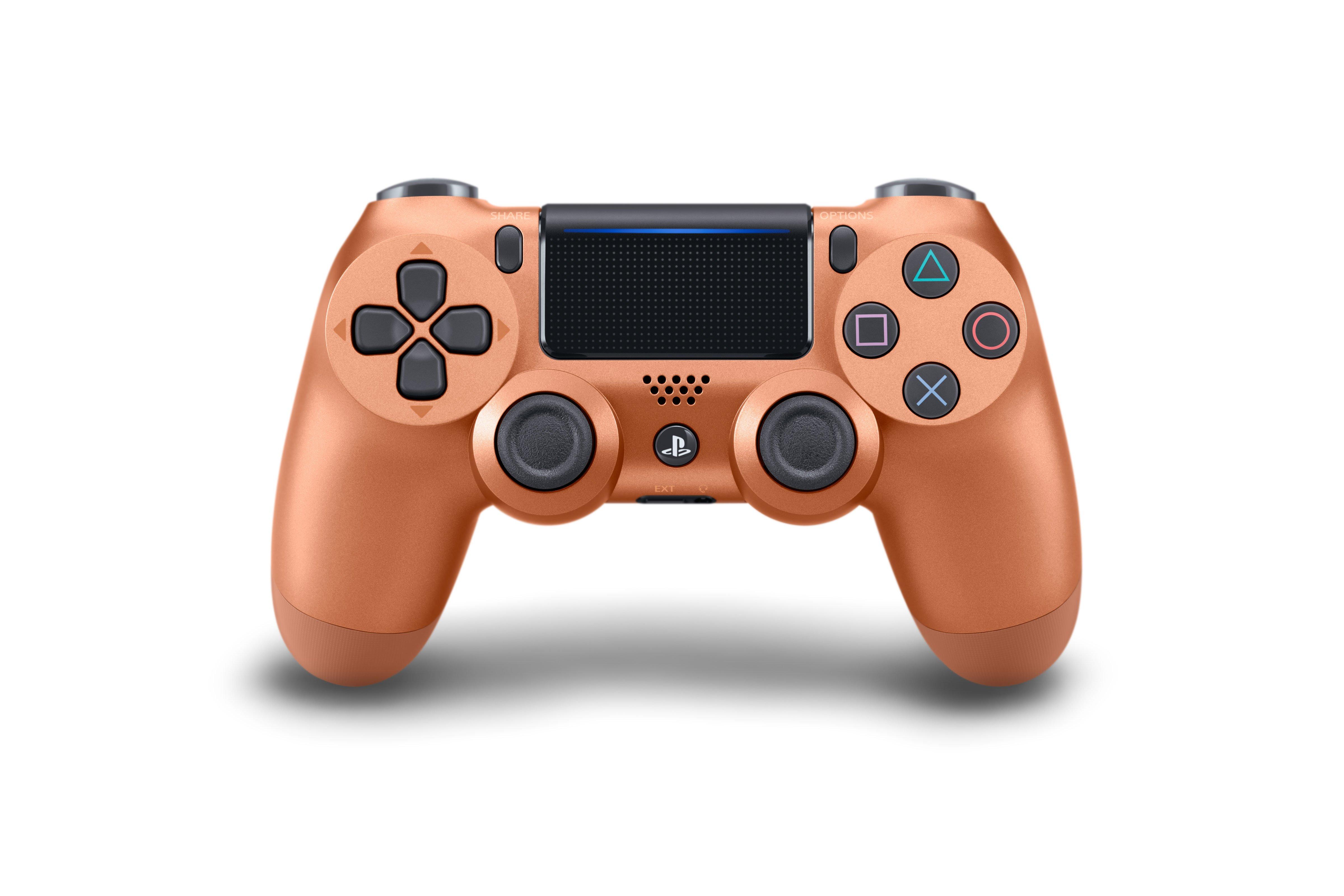 black and orange ps4 controller