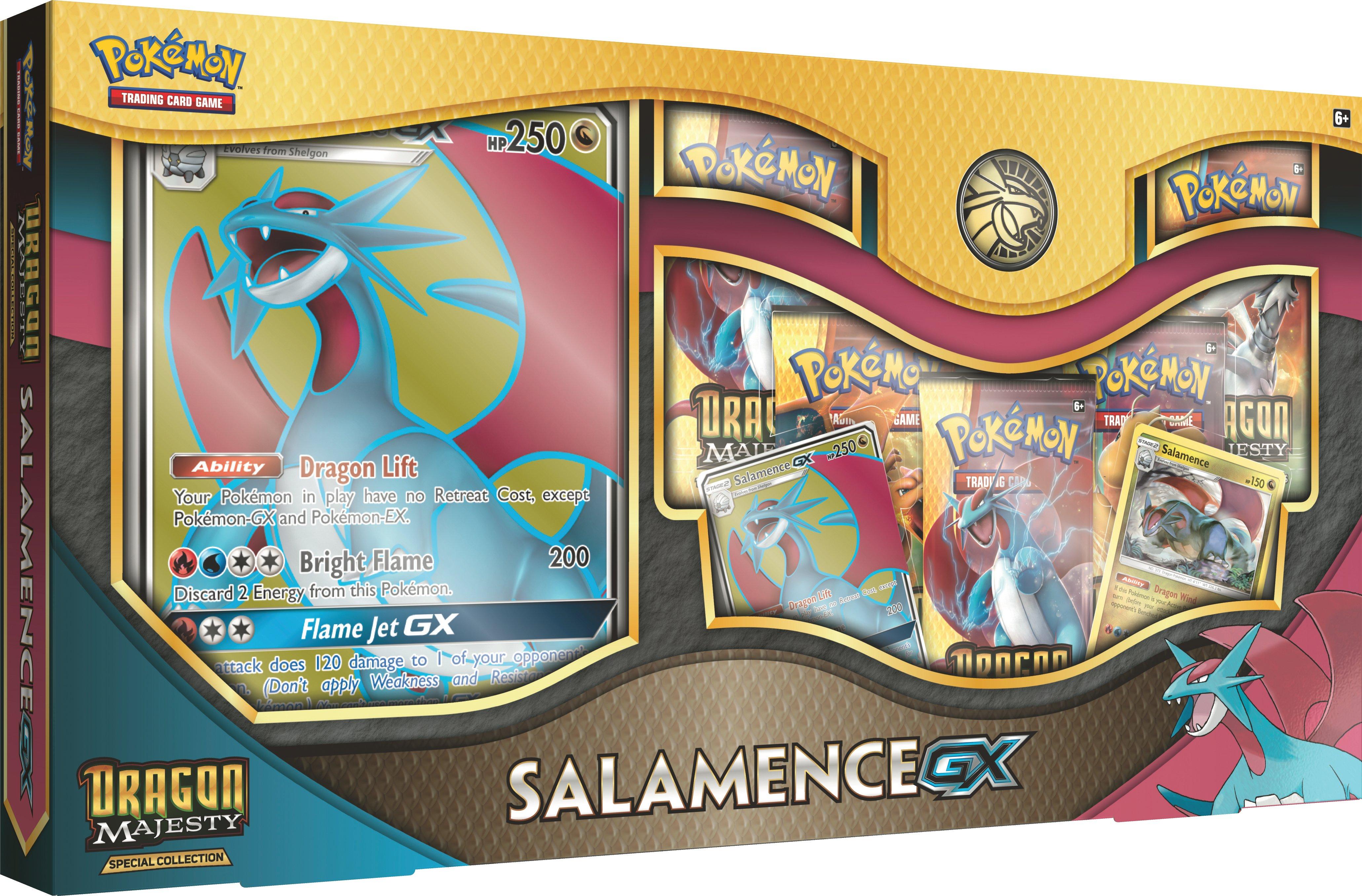 Dragon Majesty Special Collection Salamence GX White Kyurem GX GameStop