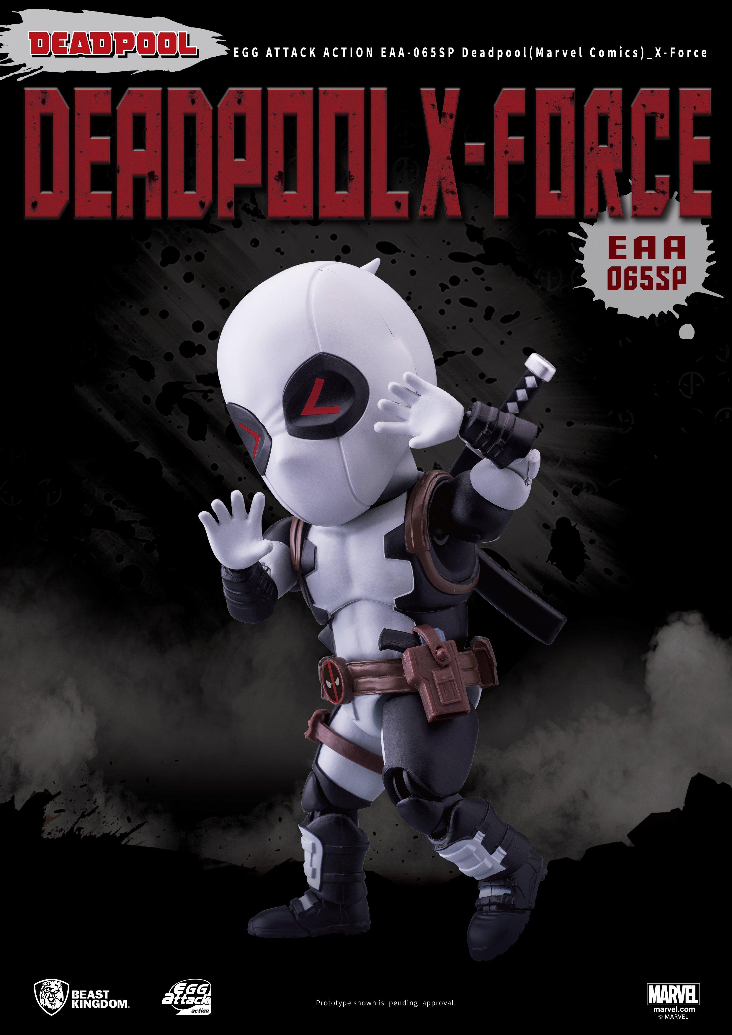 Deadpool X Force Suit Egg Attack Action Figure Gamestop