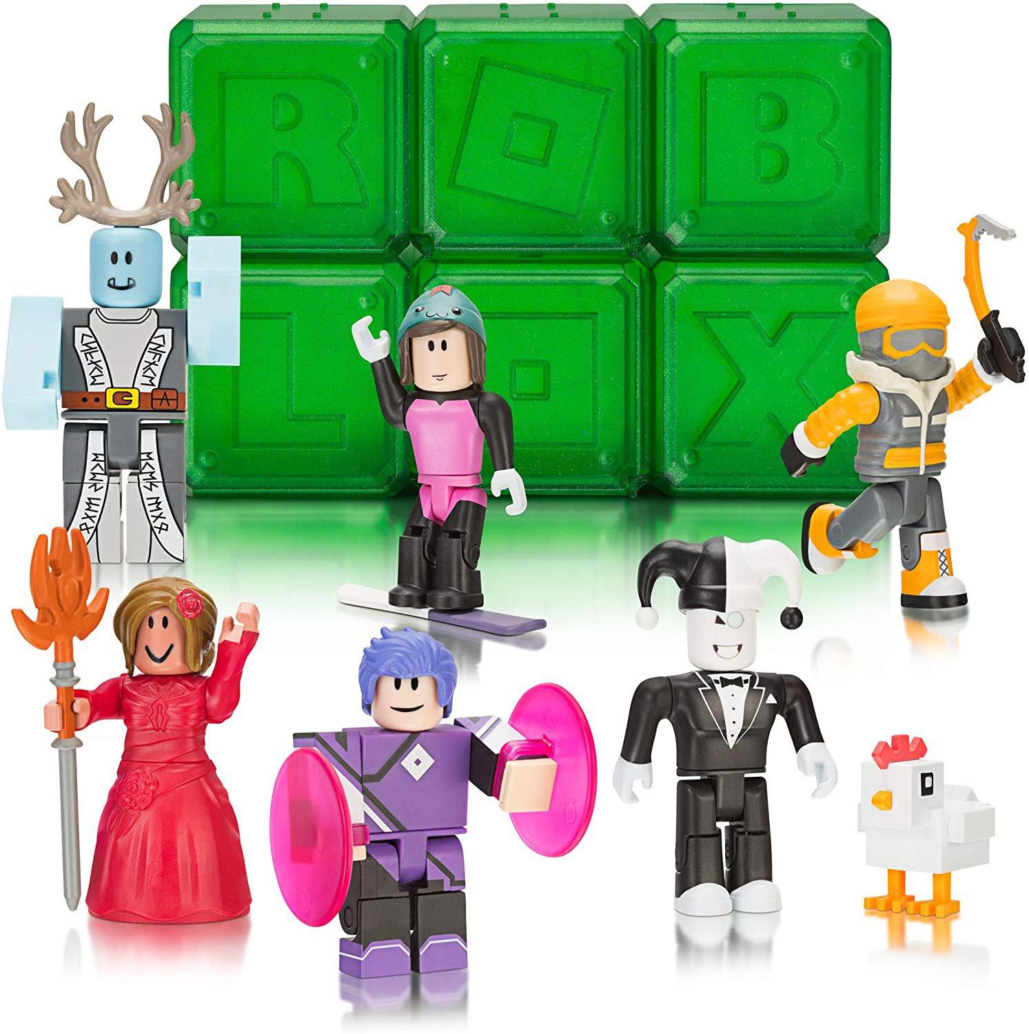 Roblox Action Collection Series 4 Mystery Figure Includes 1 Figure And Exclusive Virtual Item Gamestop - gamestop roblox toys