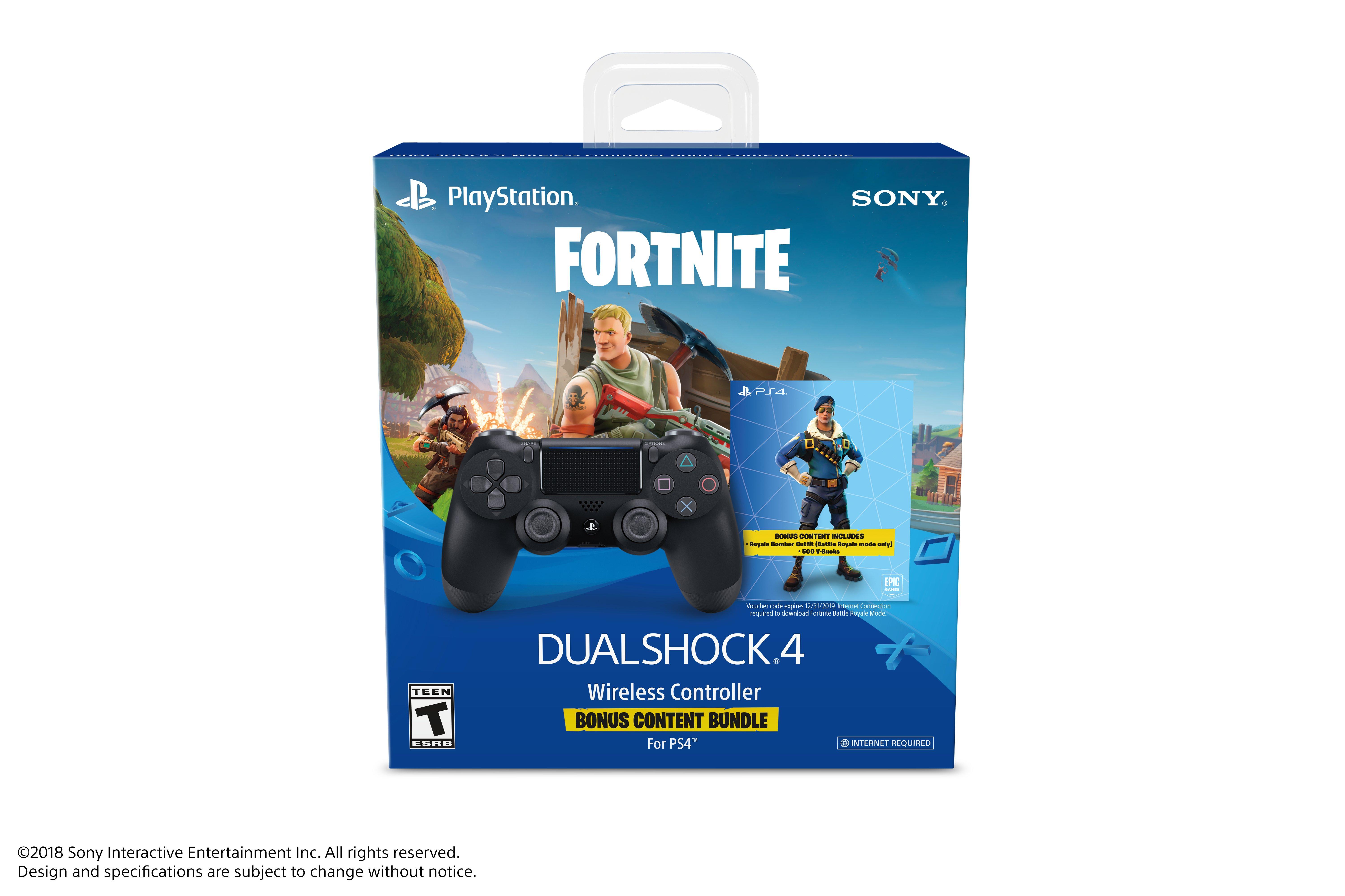 Sony Dualshock 4 Wireless Controller Fortnite Bonus Content Bundleplaystation 4 Gamestop - 