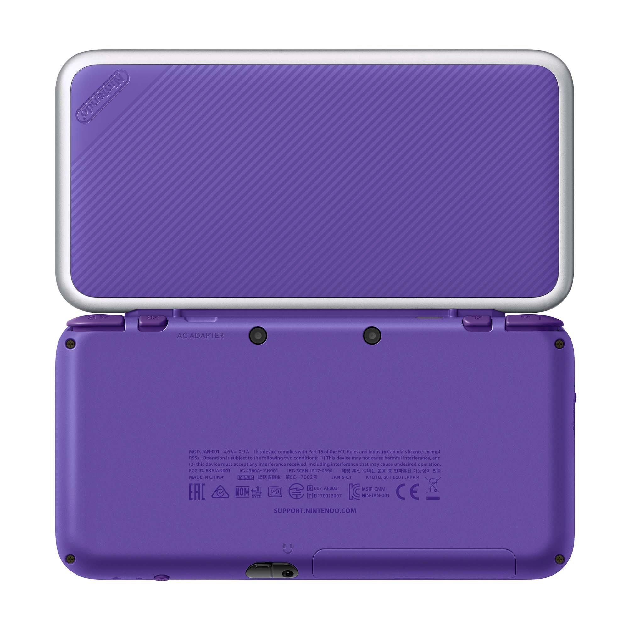 Nintendo 2ds Xl Purple And Silver Mario Kart 7 Bundle Nintendo 2ds Gamestop