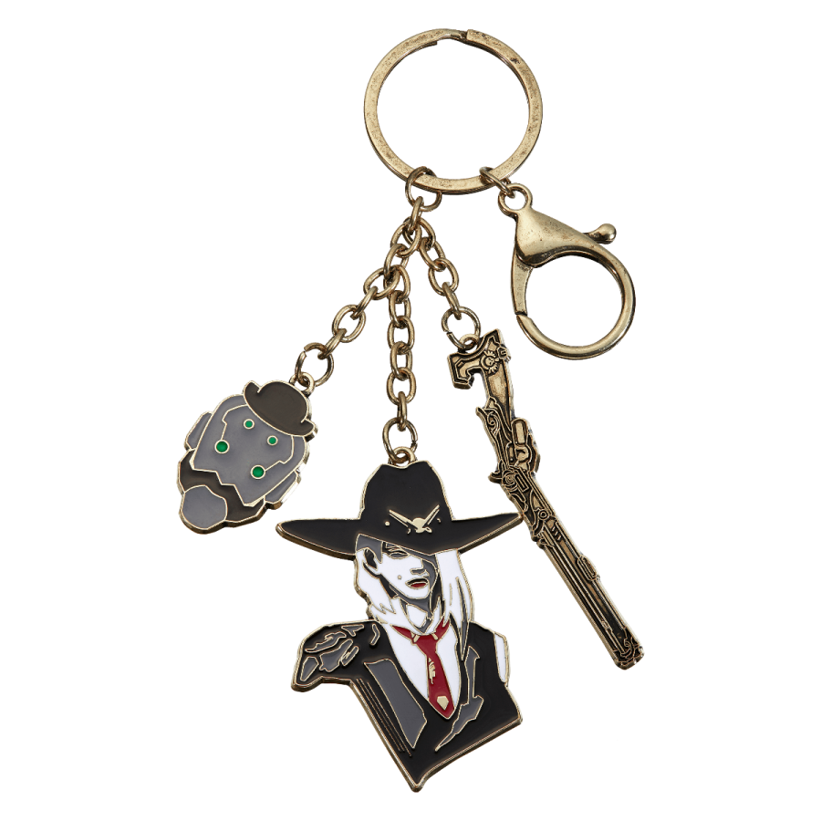 Overwatch Ashe Charm Keychain GameStop