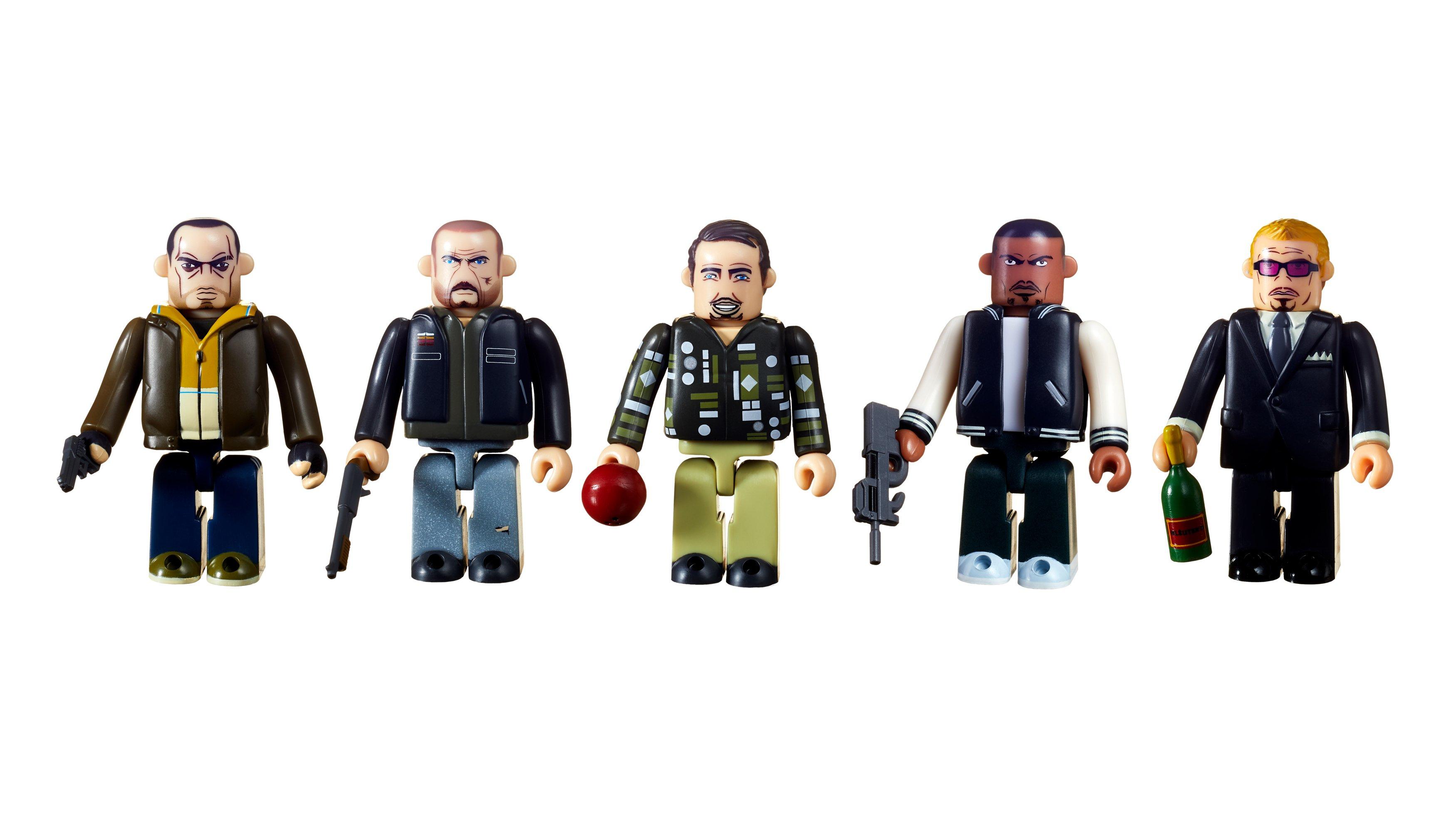 Grand Theft Auto IV Kubrick Action Figure Set | GameStop