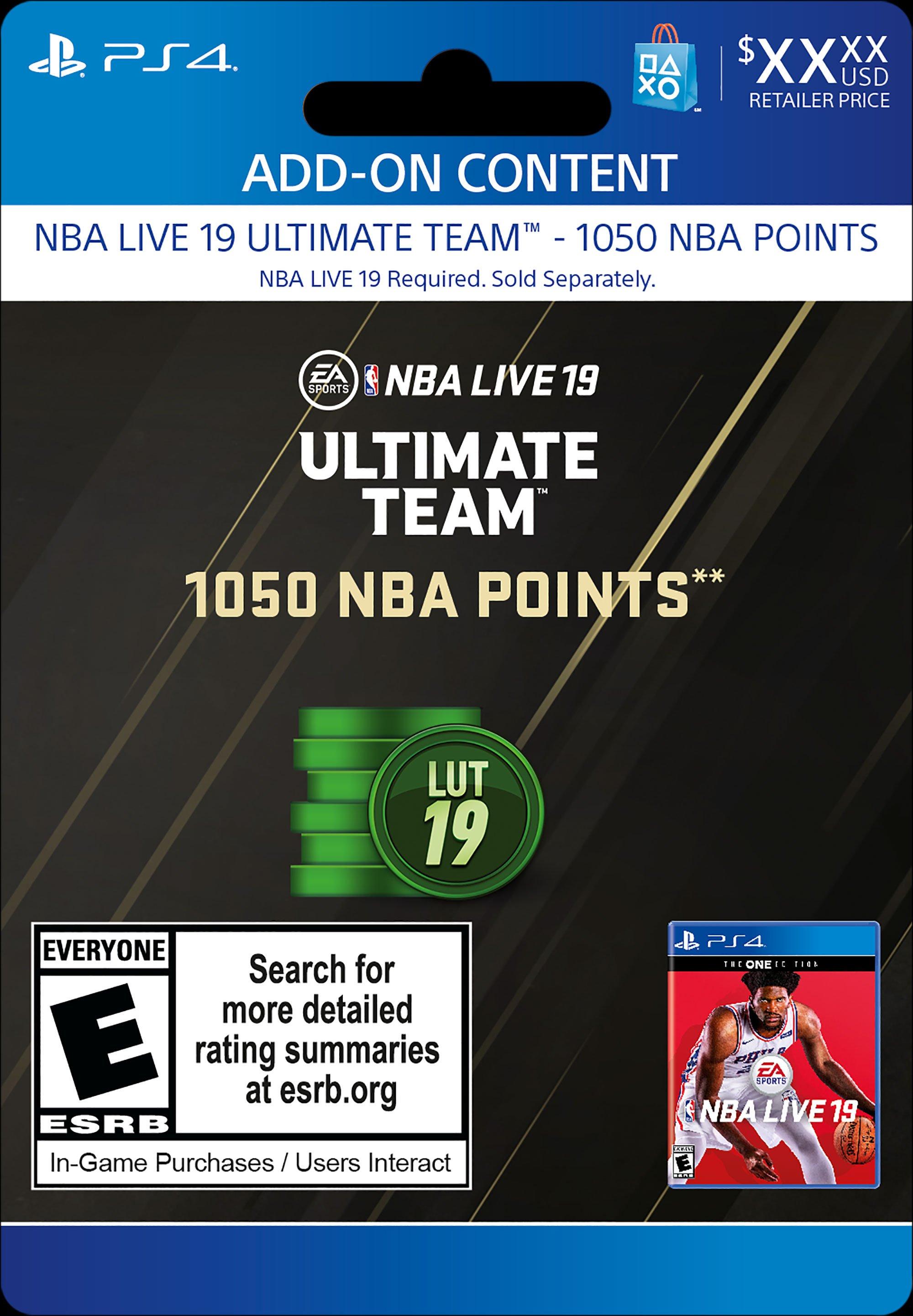 nba live 19 playstation 4