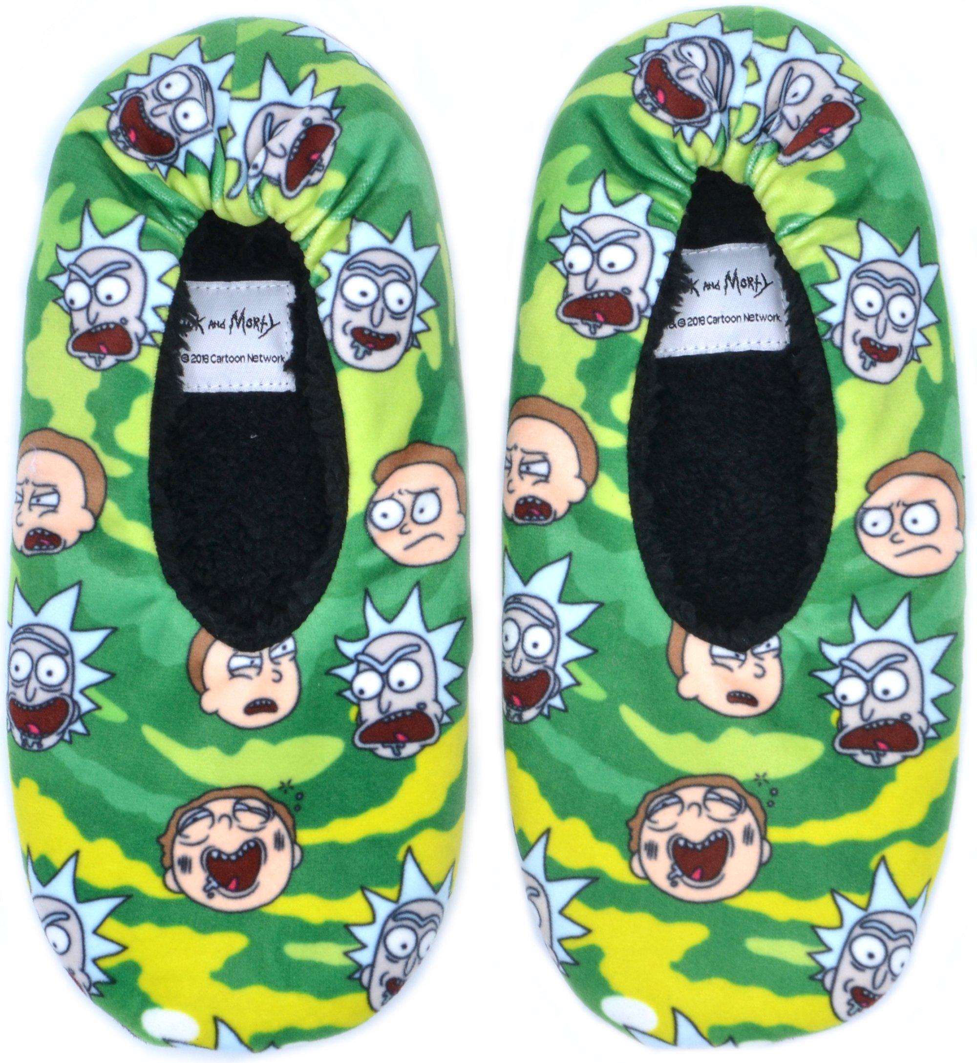 rick and morty slippers