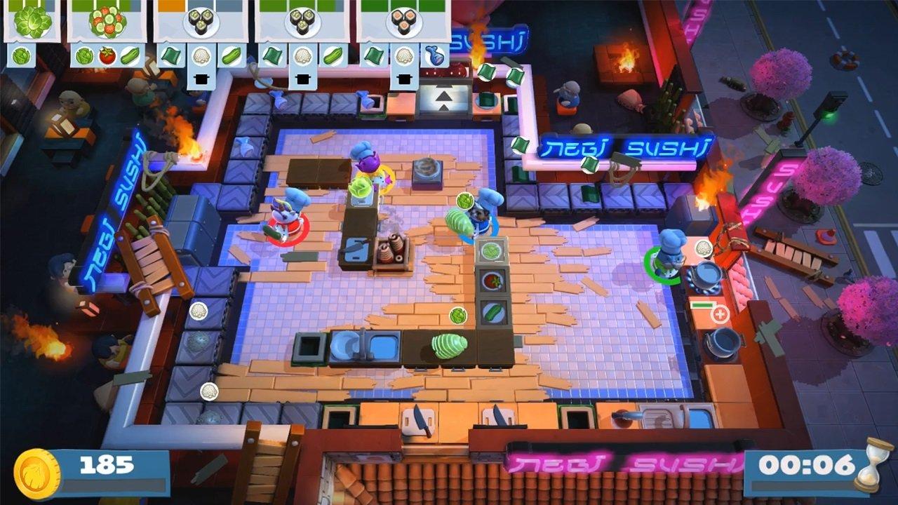 Overcooked 2 best sale switch gamestop