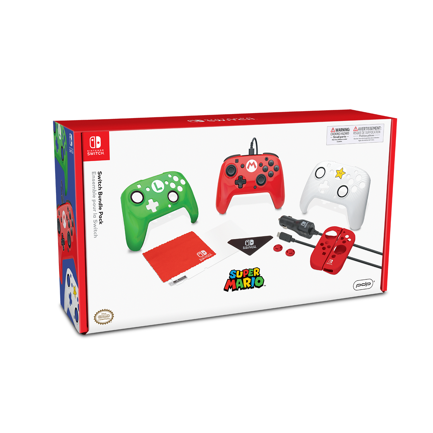 Nintendo Switch Super Mario Holiday Accessory Bundle Only ...