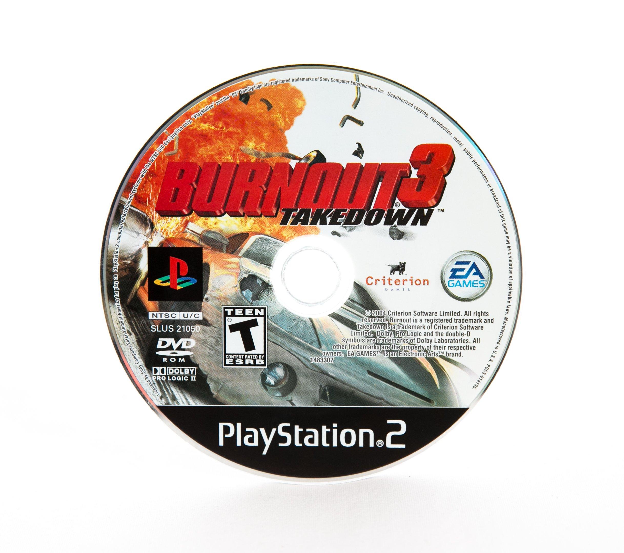 Burnout 3 Takedown PLAYSTATION 2 PS2 driving racing crash cars