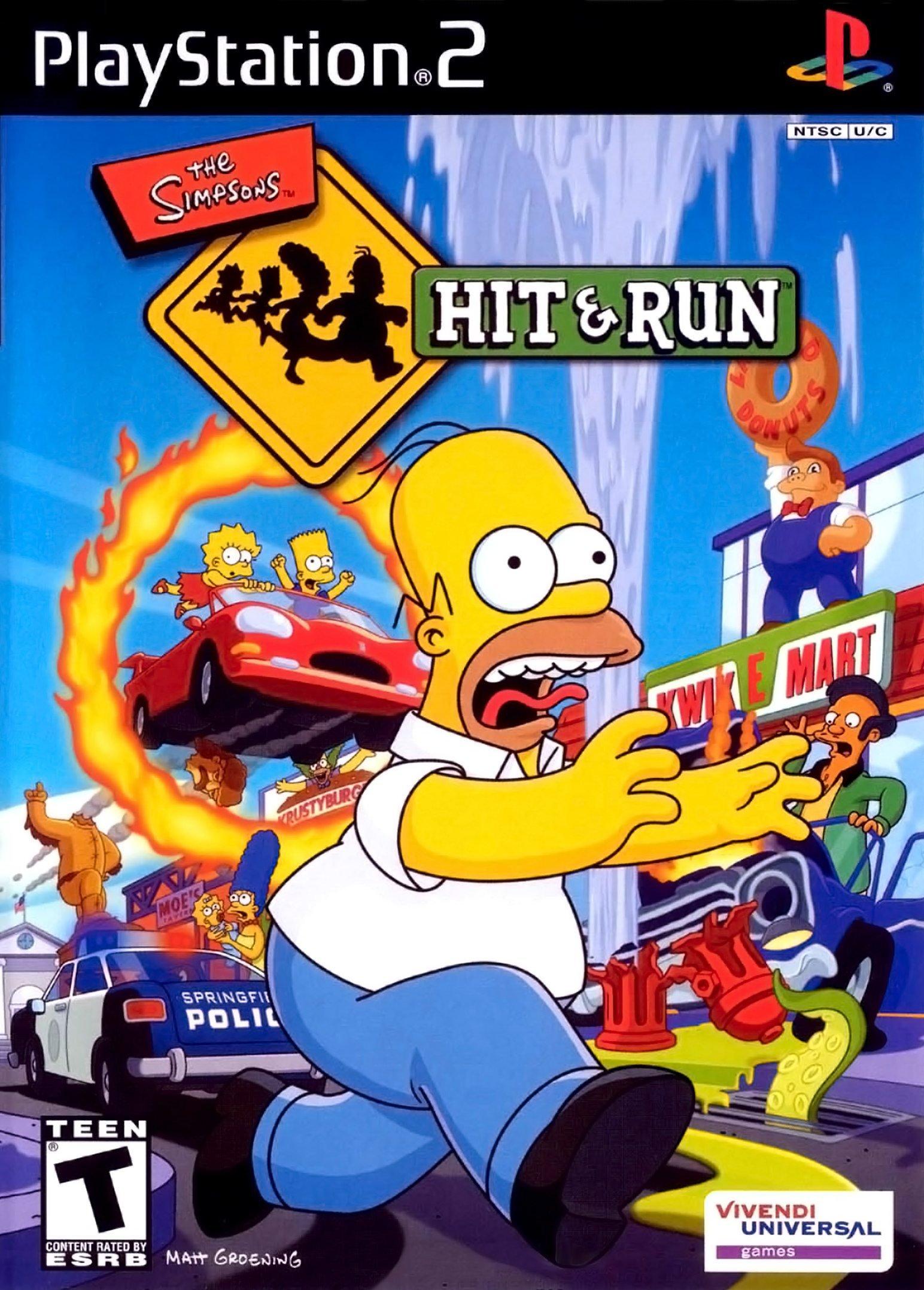 The Simpsons: Hit and Run PlayStation Vivendi Games GameStop - Main Image