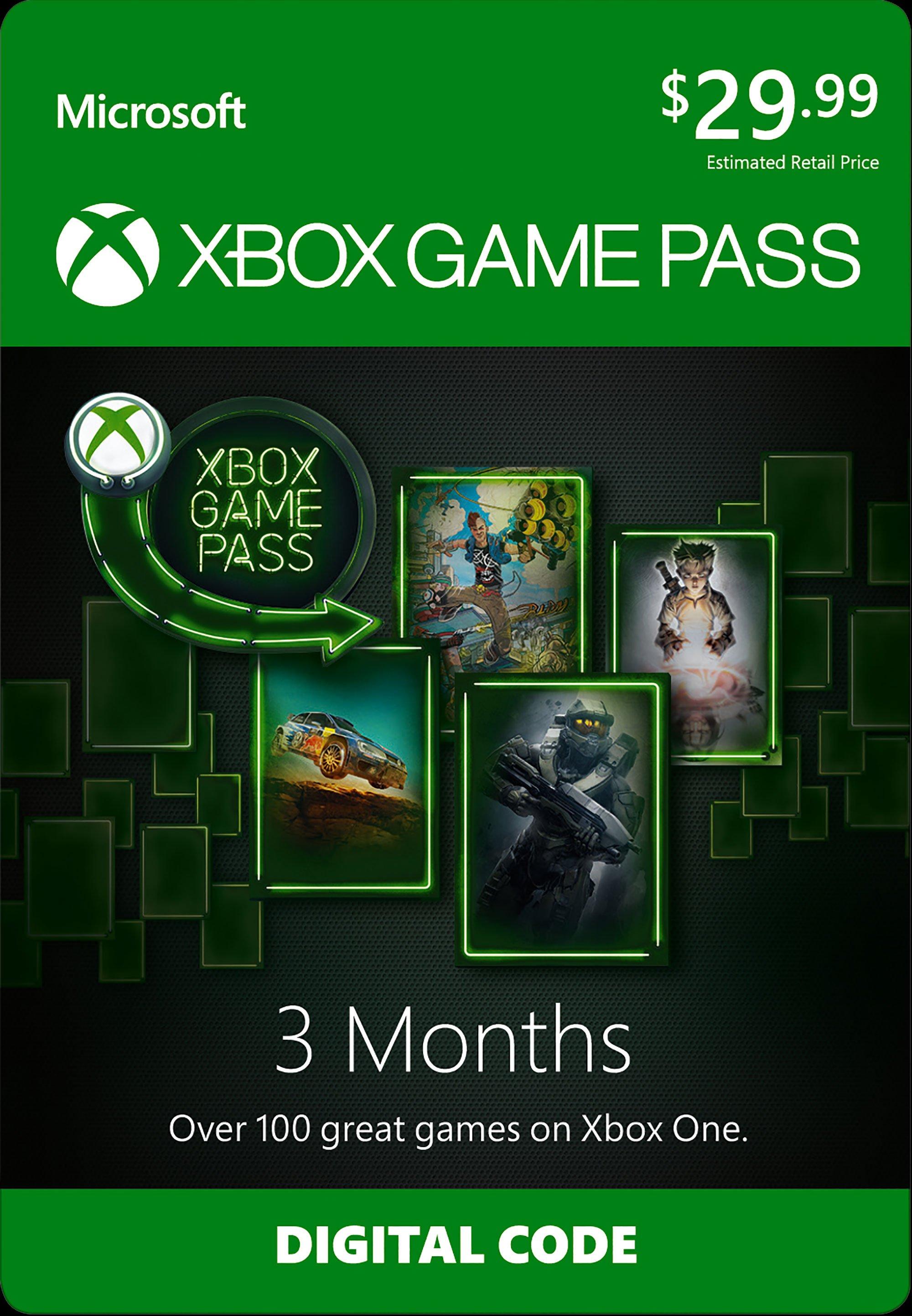 Xbox Game Pass 3 Months Xbox One Gamestop