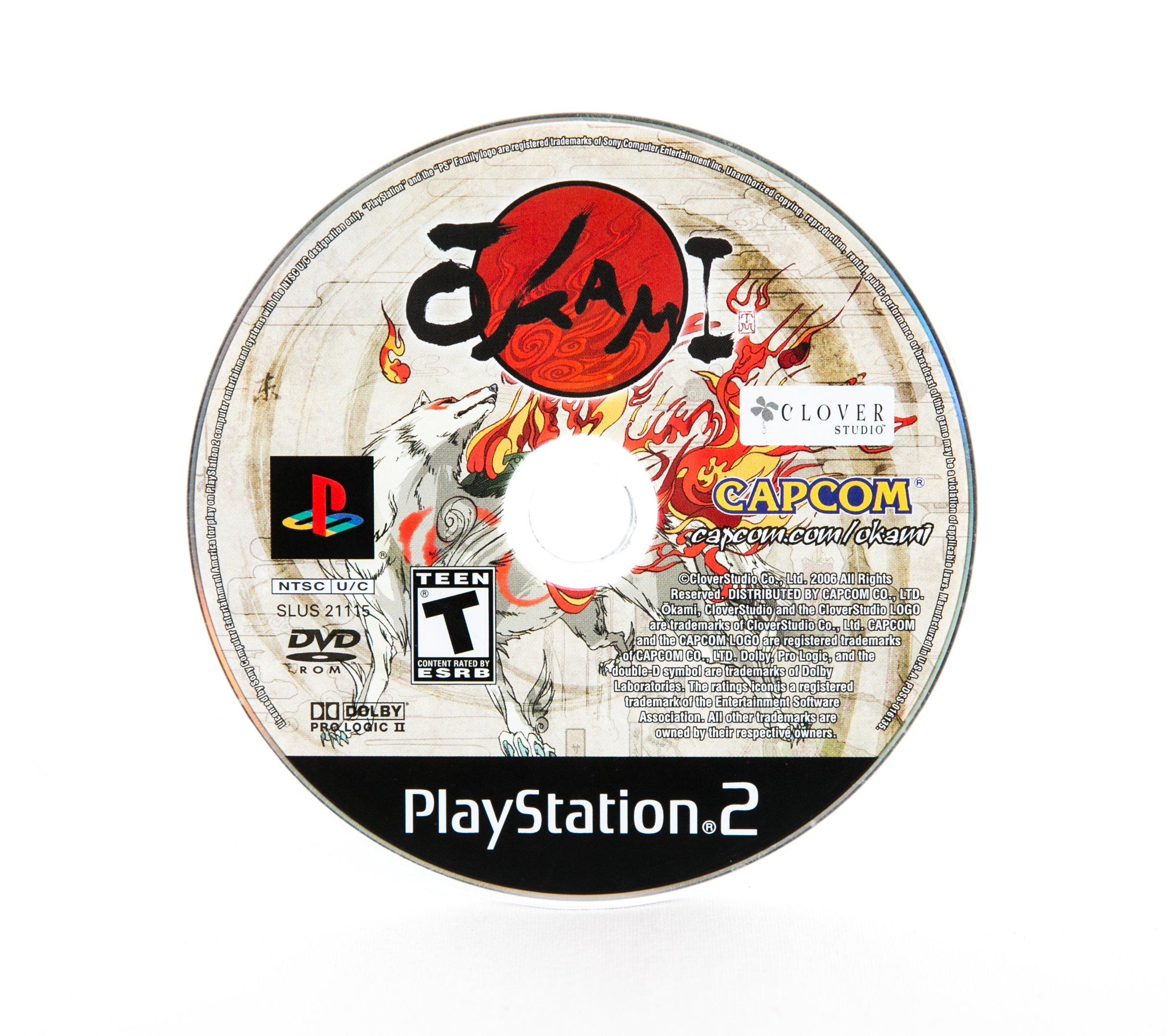 Okami Playstation 2 PS2 Japan New Swordsman and Wolf Will Fight 8