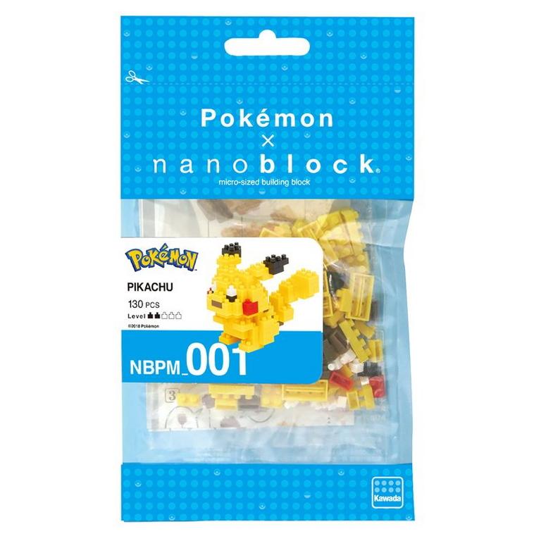 Nanoblock Pokemon Pikachu Building Set | GameStop