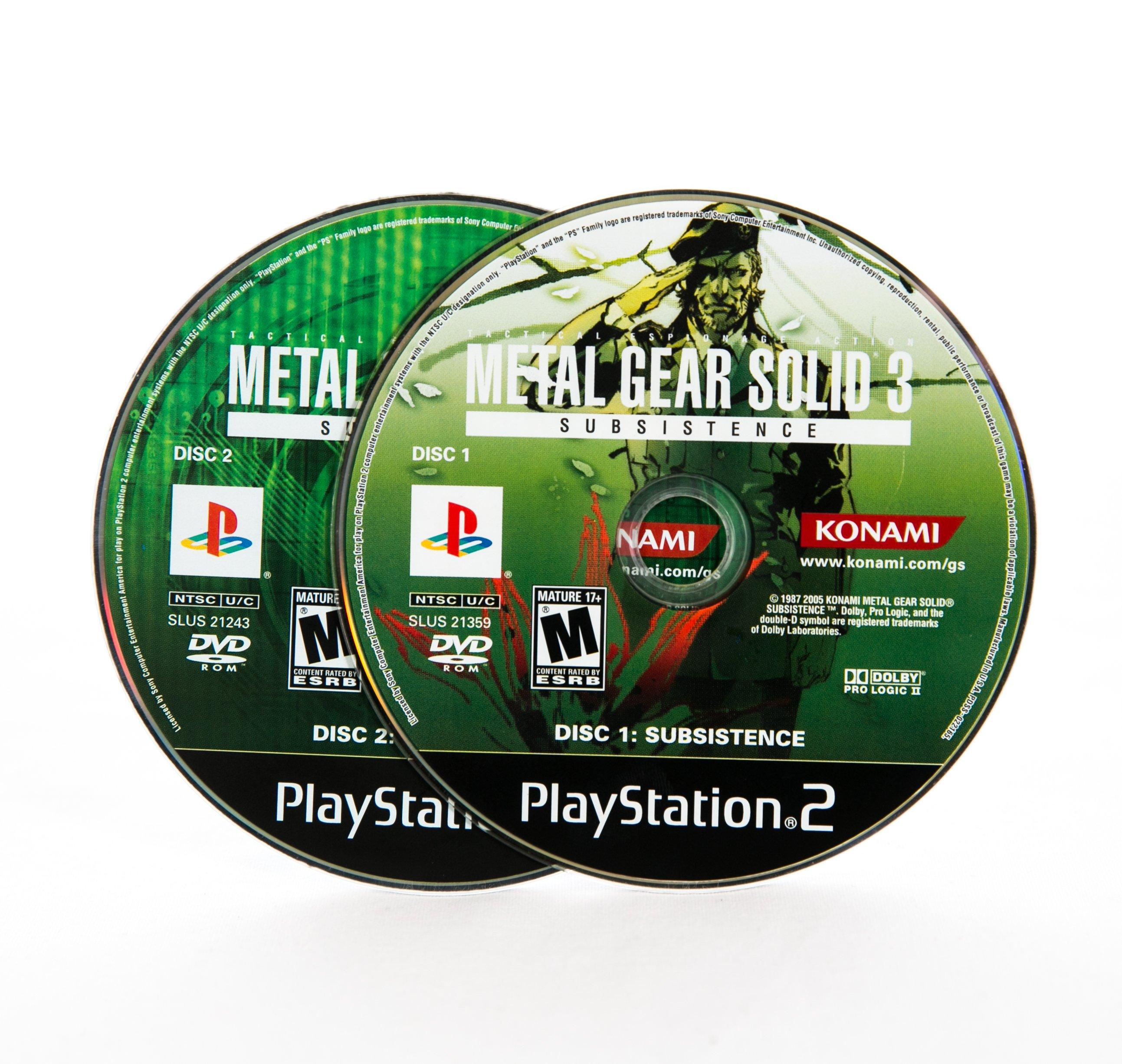 metal gear solid 3 playstation 2