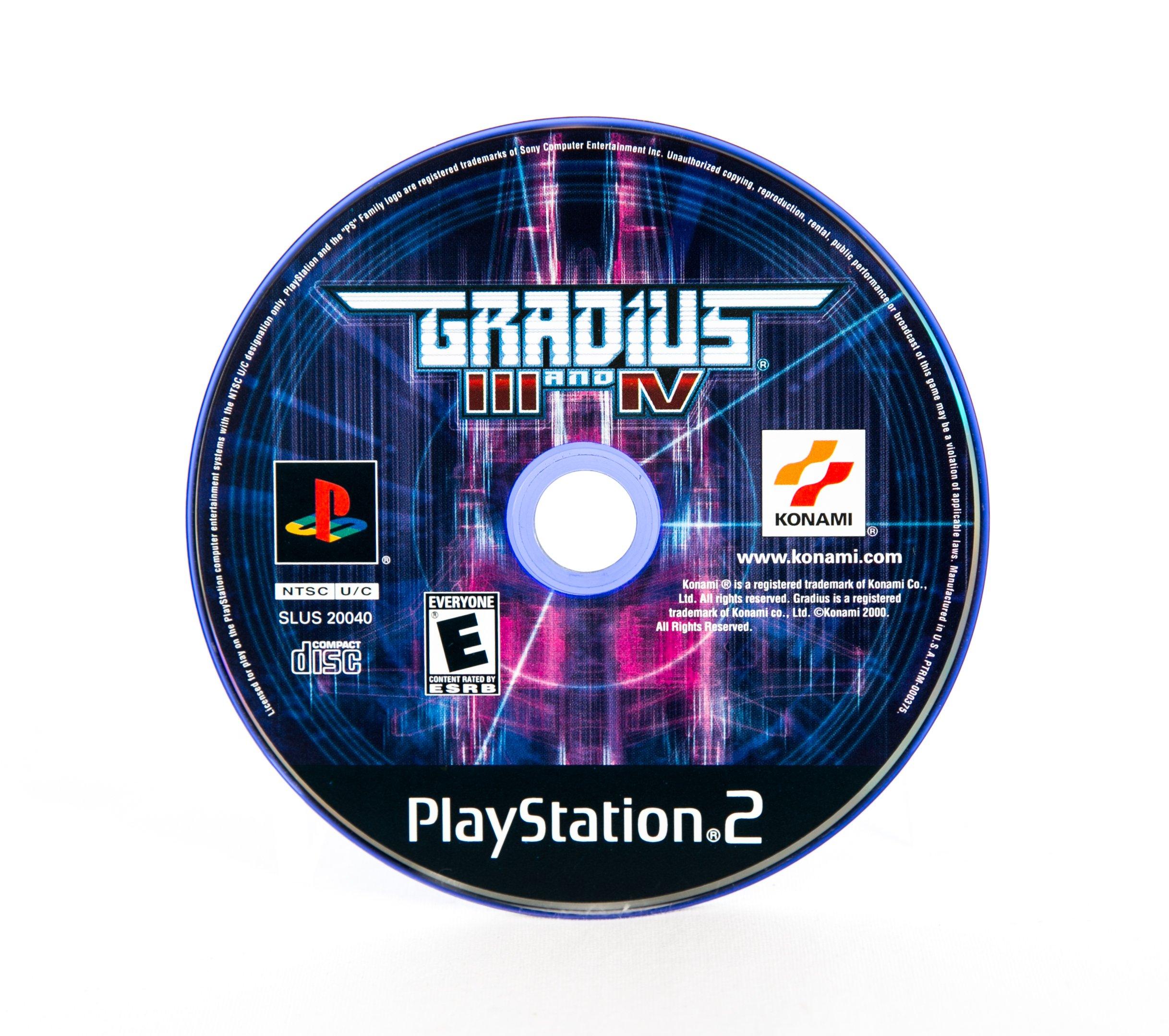 Gradius 3 and 4 Sony Playstation 2 Game  Playstation, Ps2 games, Nintendo  gamecube games