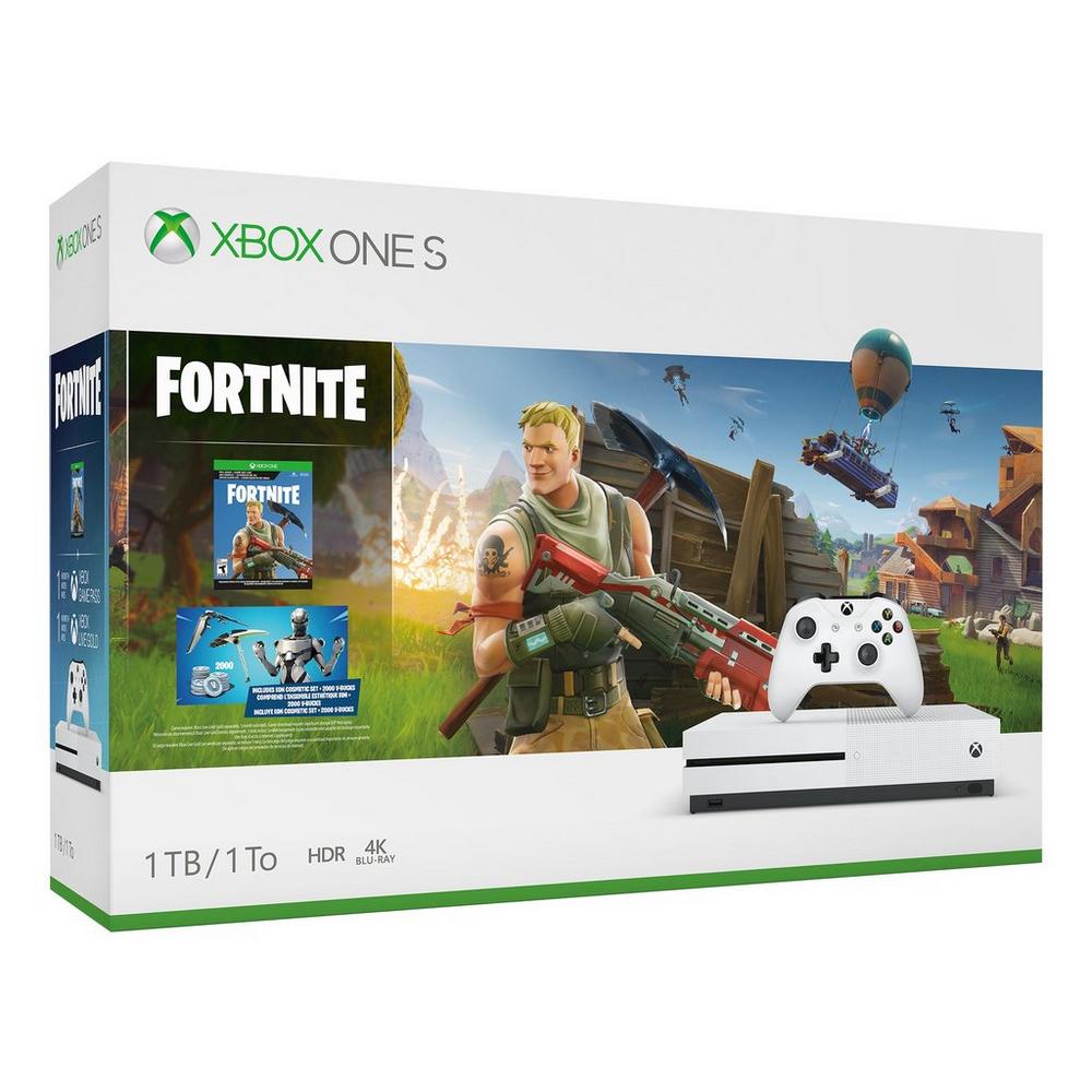 Xbox One S Fortnite Bundle 1tb Xbox One Gamestop