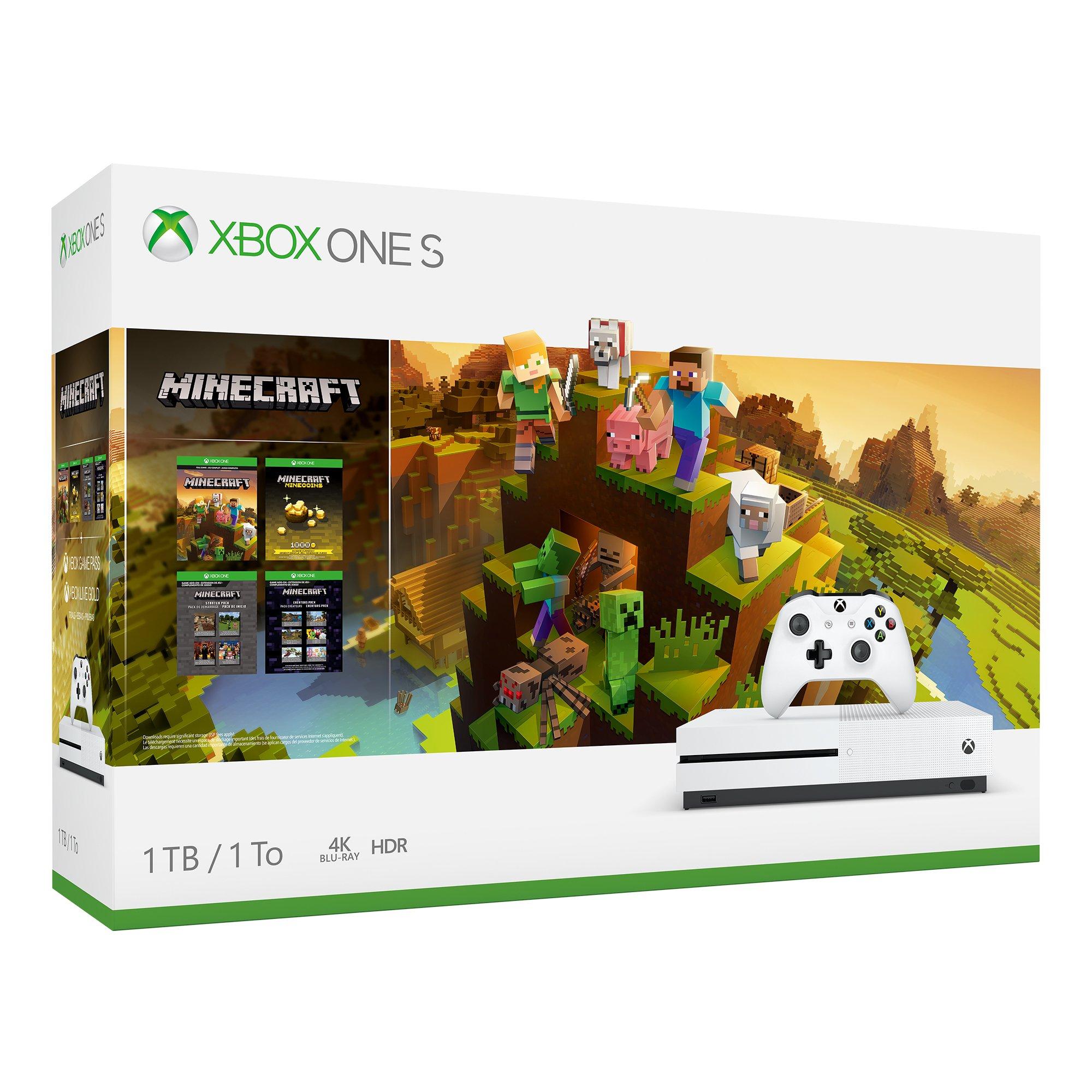 xbox one s 1tb minecraft limited edition